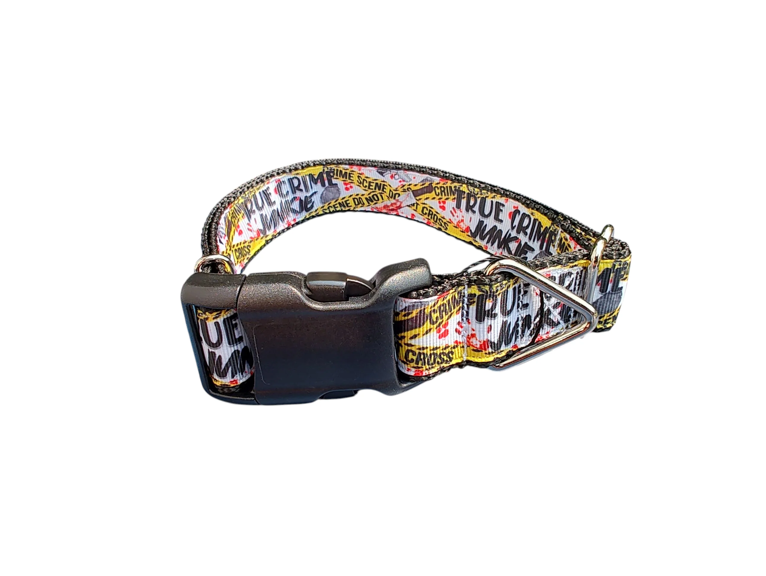 True Crime Junkie Nylon Dog Collar - Image 2