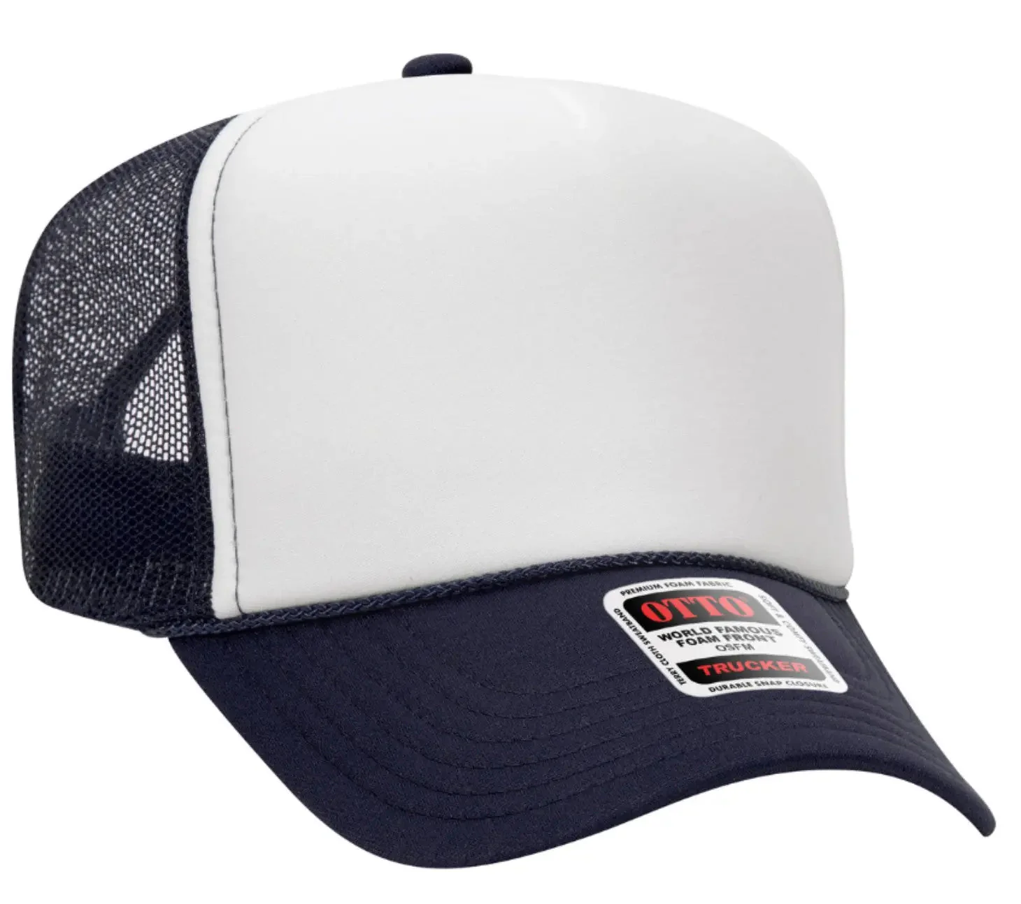 Trying To Grow Old With My Man But He's Already Old Adult Otto Foam Trucker Hat - Image 19