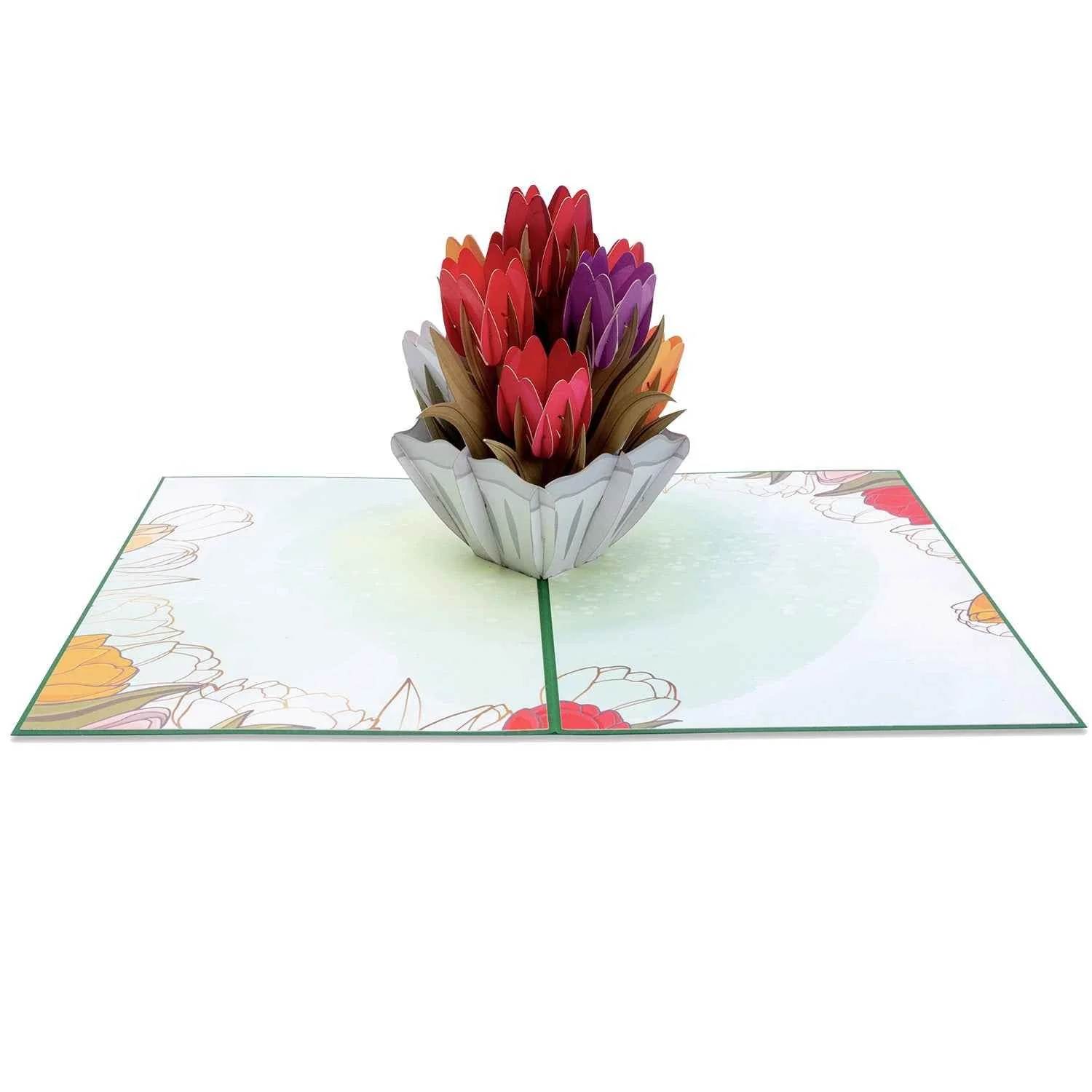 Tulips pop-up card - Image 4