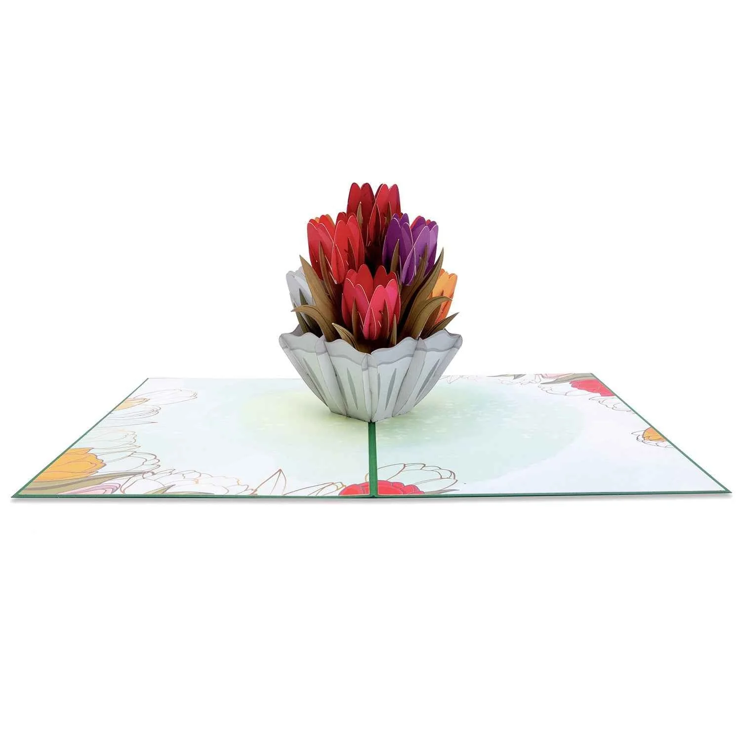 Tulips pop-up card - Image 5