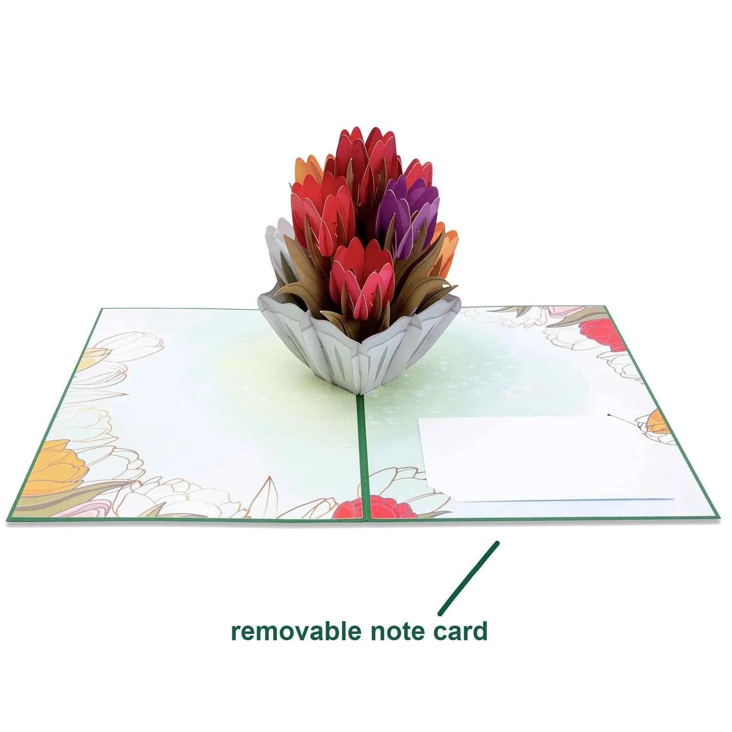 Tulips pop-up card - Image 6