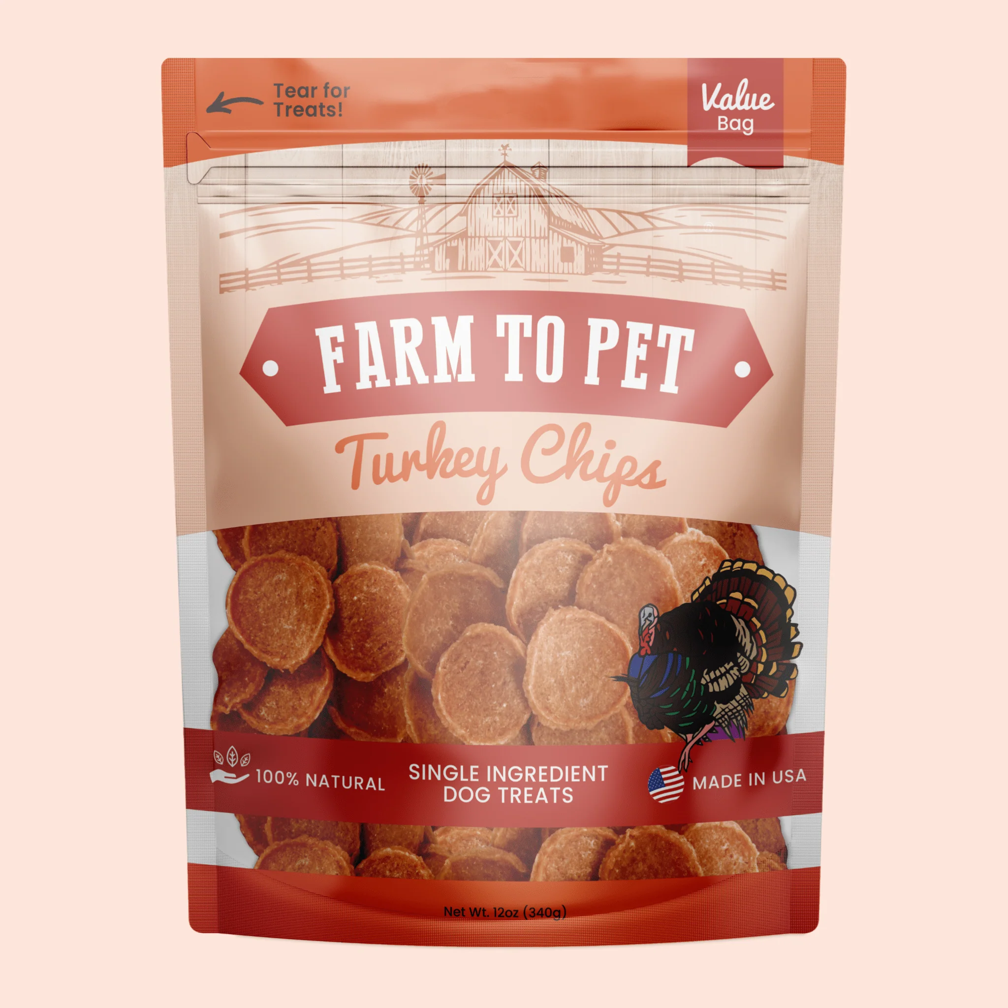 Turkey Chips for Dogs | All-Natural Single-Ingredient Healthy Dog Treats - Image 8