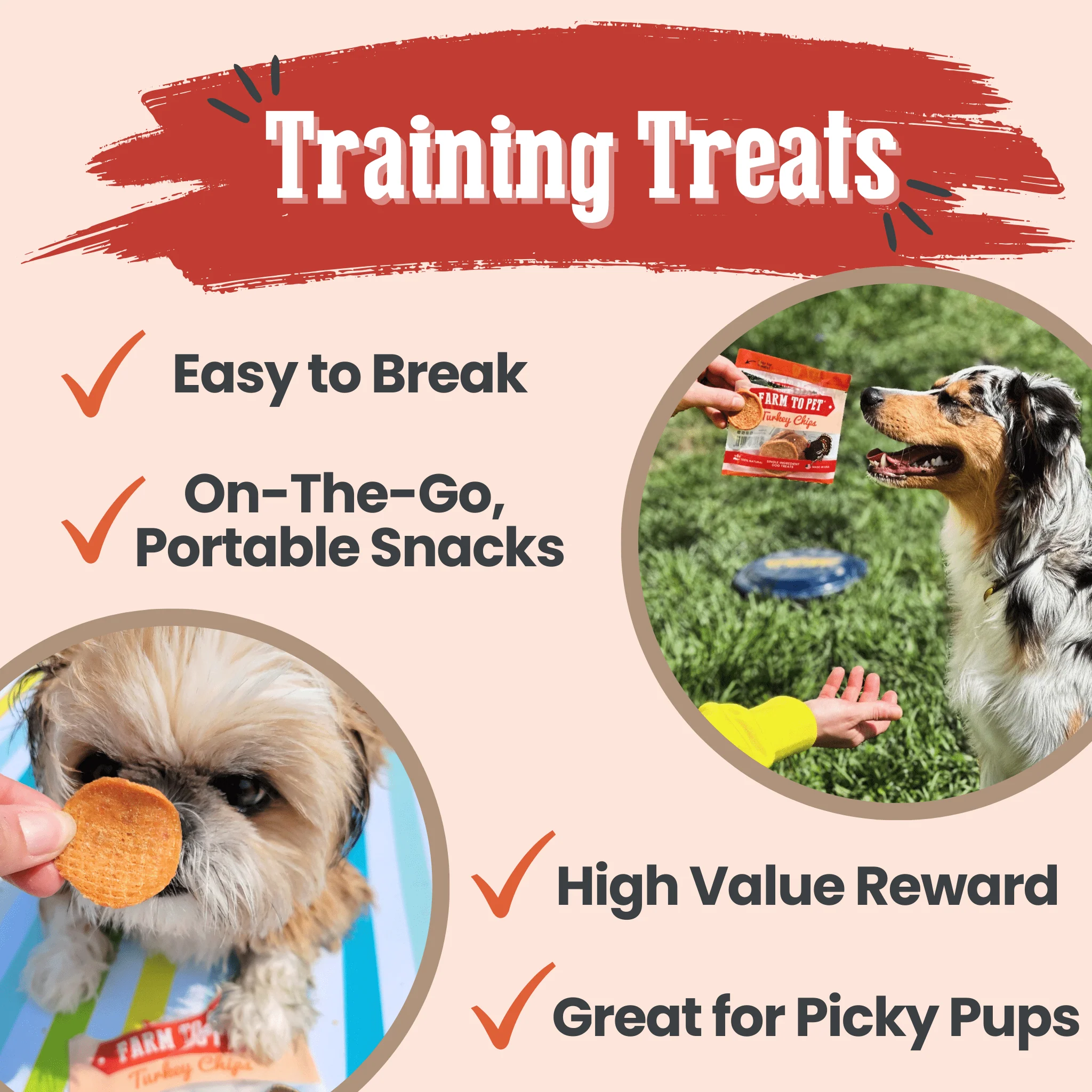 Turkey Chips Snack Pack Bundles | Low Allergen Treats for Training - Image 7