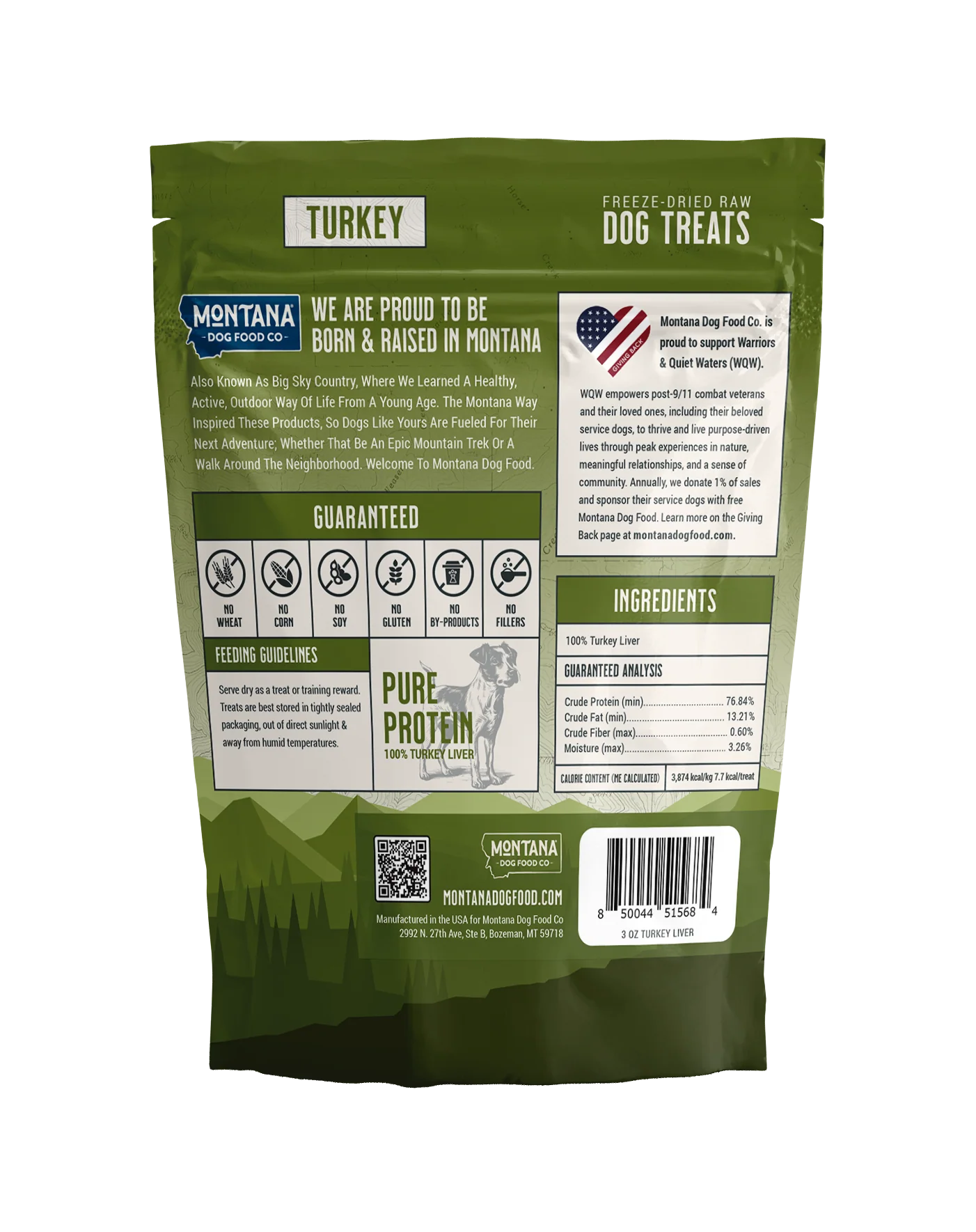 Turkey Liver Freeze-dried Raw Trail Snacks (Treats) for Dogs 3oz - Image 2
