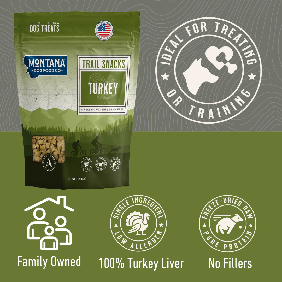 Turkey Liver Freeze-dried Raw Trail Snacks (Treats) for Dogs 3oz - Image 3