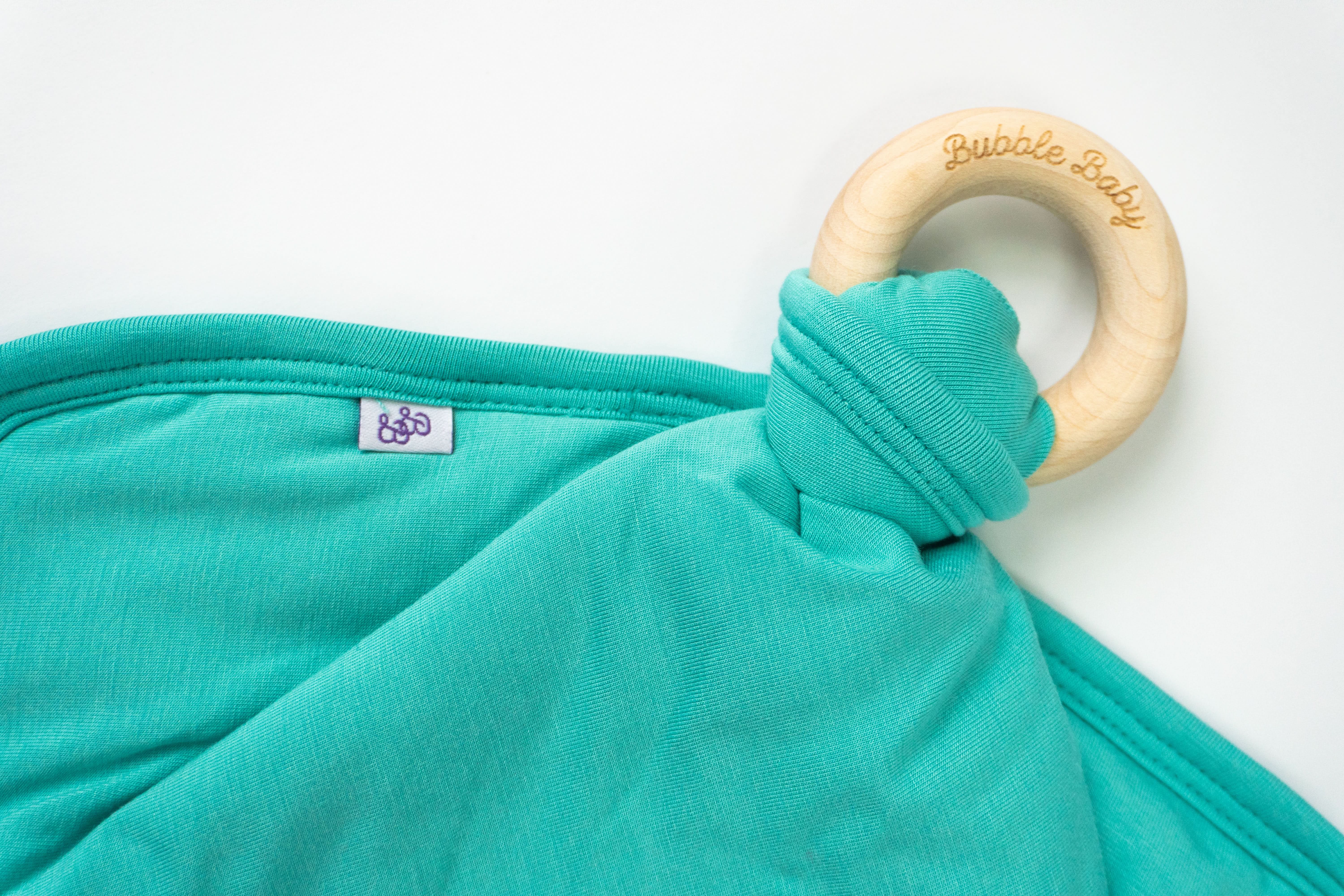 Turquoise | Sprig Quilted Lovey - Image 2
