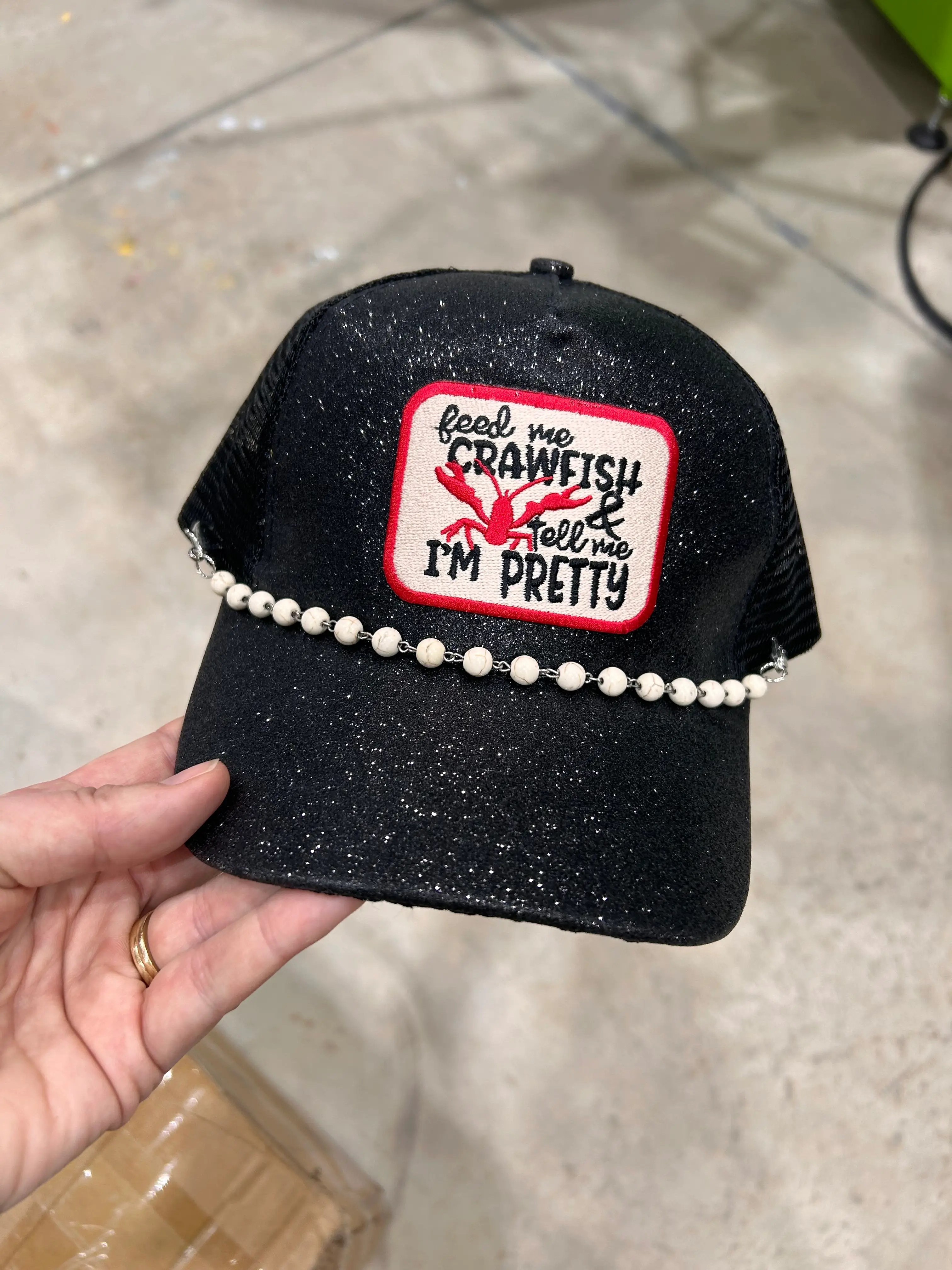 Turquoise Trucker Hat Chain - Image 6