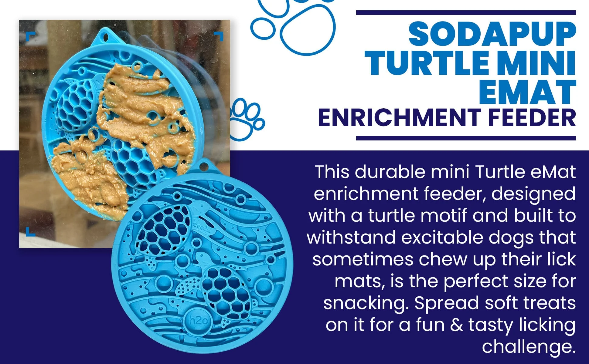 Turtle eMat-Mini Lick Mat with Suction Cups - Small Dogs & Cats | USA - Image 12