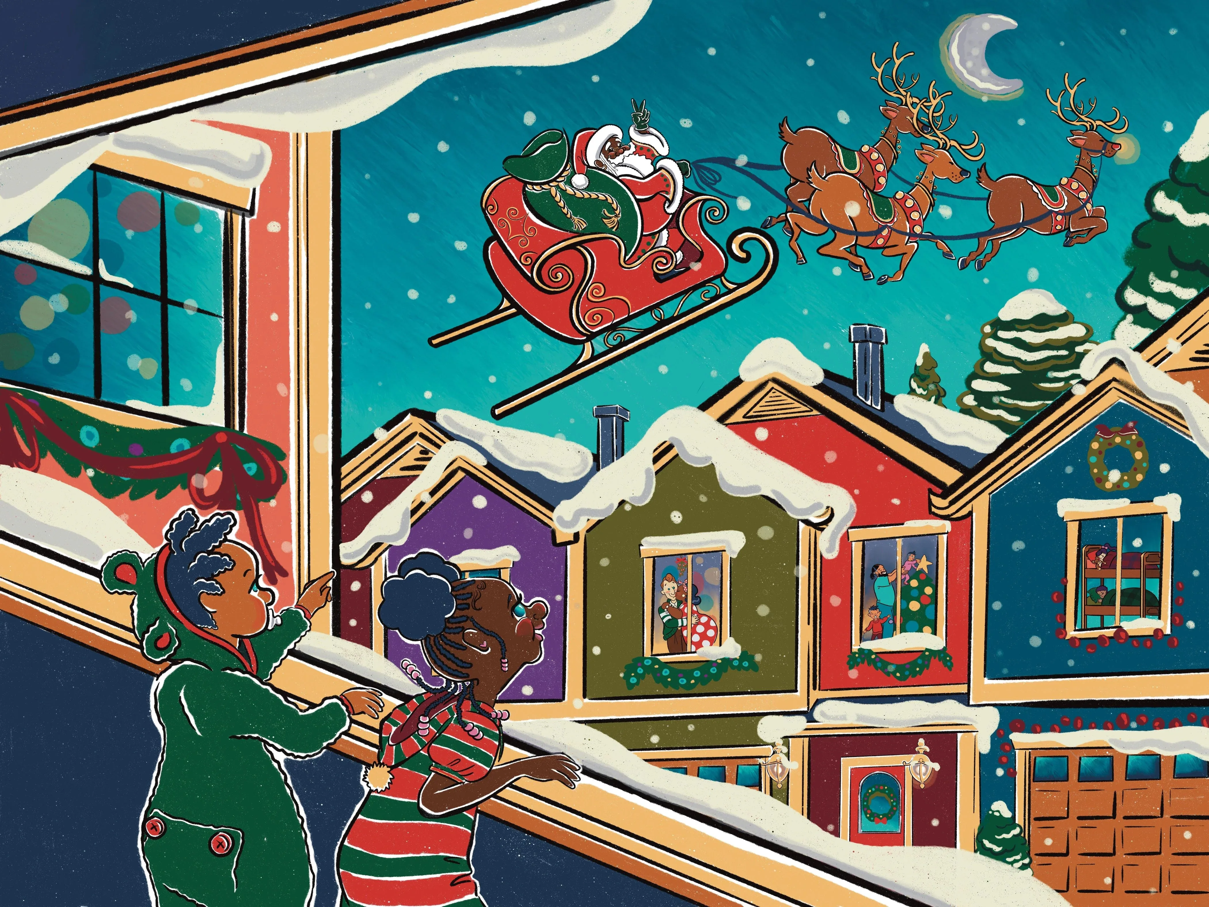 "Twas The Night Before Christmas" by Lo'Vonia Parks - Image 4