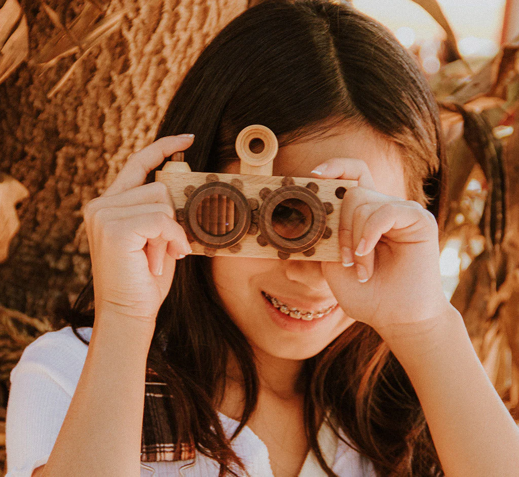Twinkle Camera - Beechwood Camera Body W/ Walnut Lens - Image 8