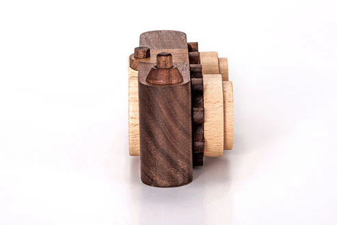 Twinkle Camera - Walnut Camera Body W/ Beechwood Lenses - Image 3