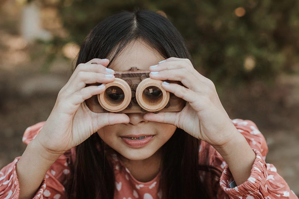 Twinkle Camera - Walnut Camera Body W/ Beechwood Lenses - Image 7