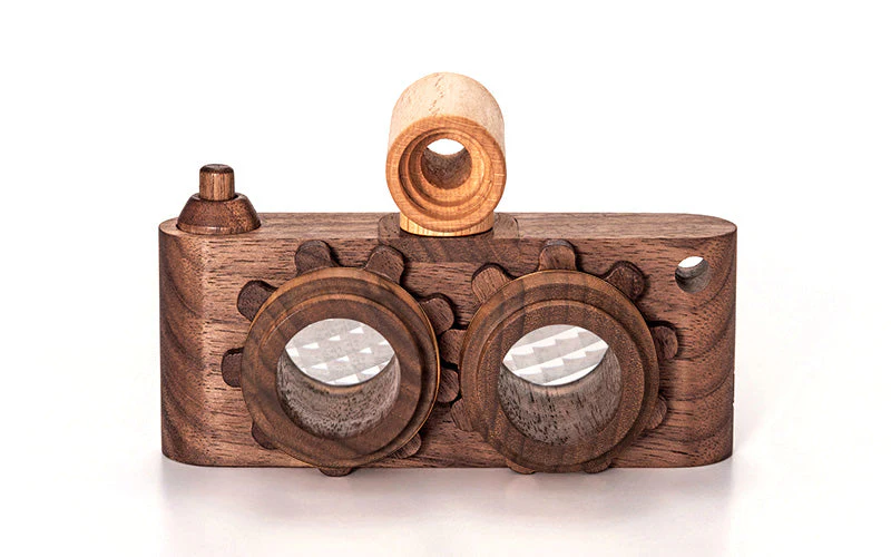 Twinkle Camera - Walnut Camera Body W/ Walnut Lens - Image 3
