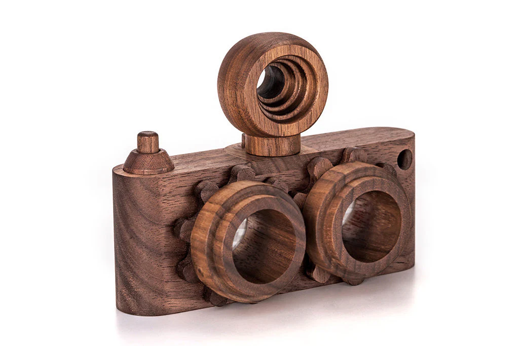 Twinkle Camera - Walnut Camera Body W/ Walnut Lens - Image 4
