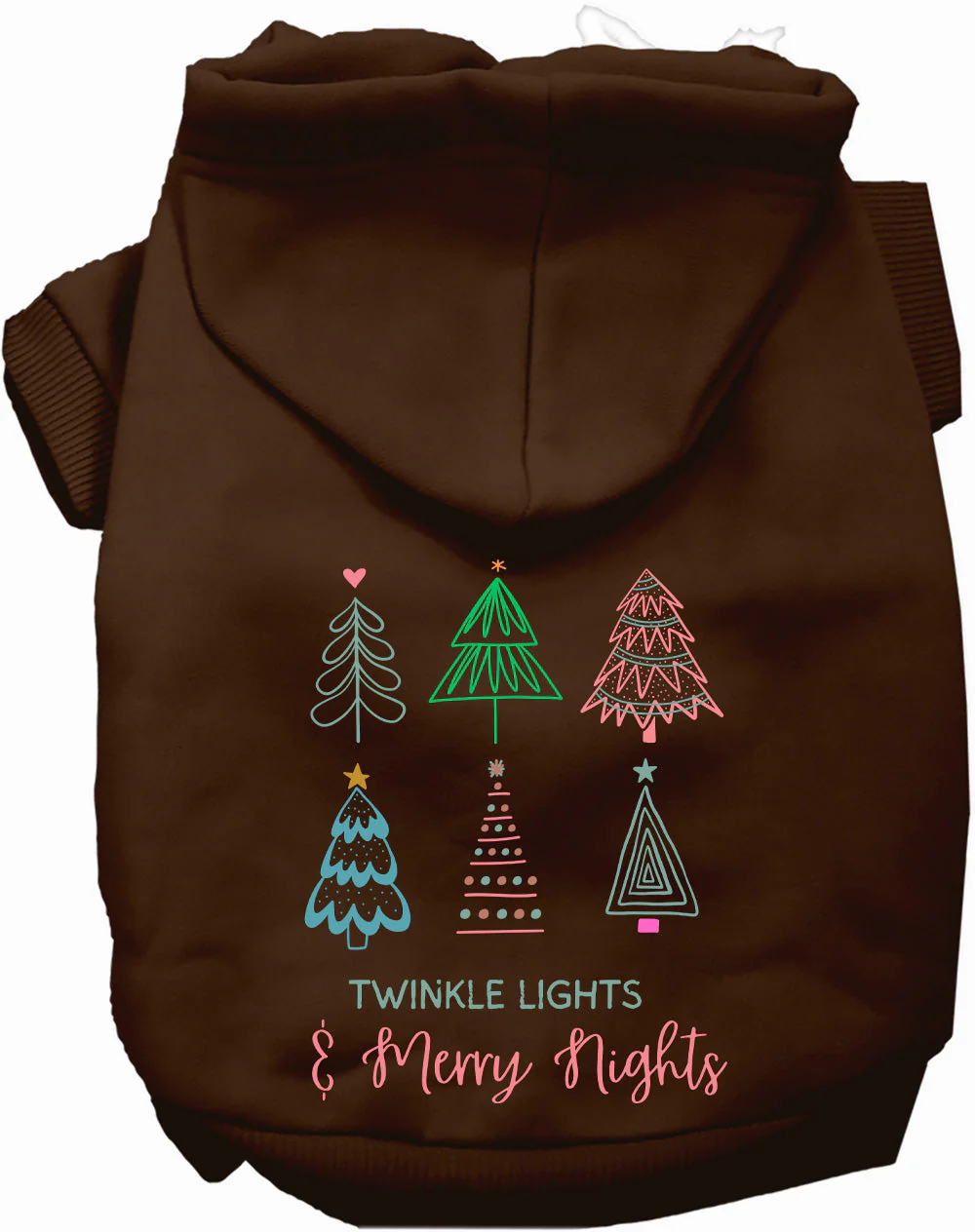 Twinkle Lights, Merry Nights Christmas Pet Hoodie - Image 5