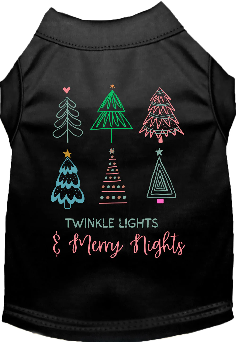 Twinkle Lights, Merry Nights Pet Shirt - Image 3
