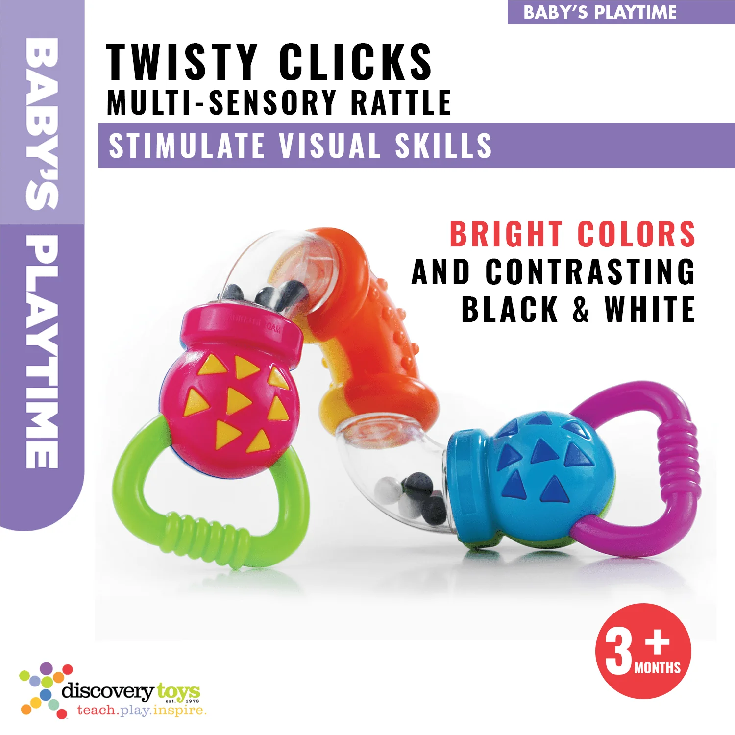 TWISTY CLICKS Infant Sensory Toy - Image 5
