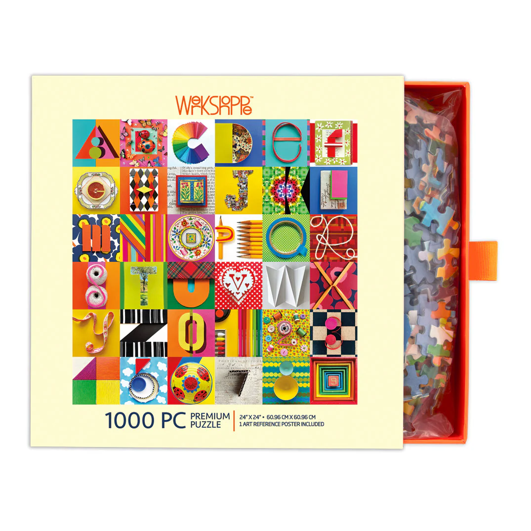 Typeface Collage 1000 Piece Puzzle - Image 3