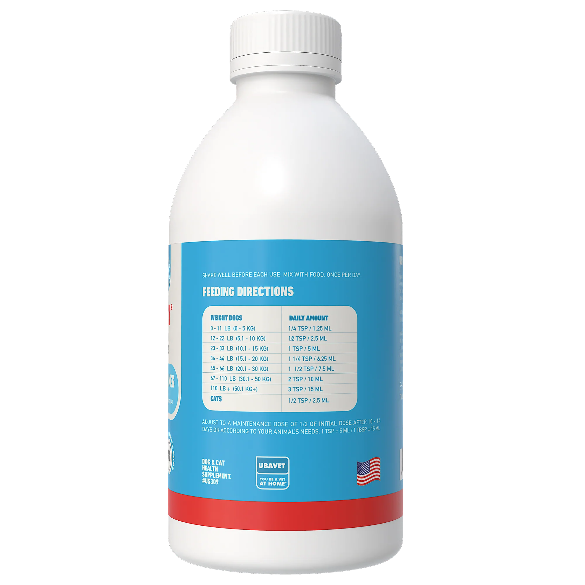UBAVET Joint Power MEG Maximum Joint Support Liquid for Dogs & Cats - Image 2