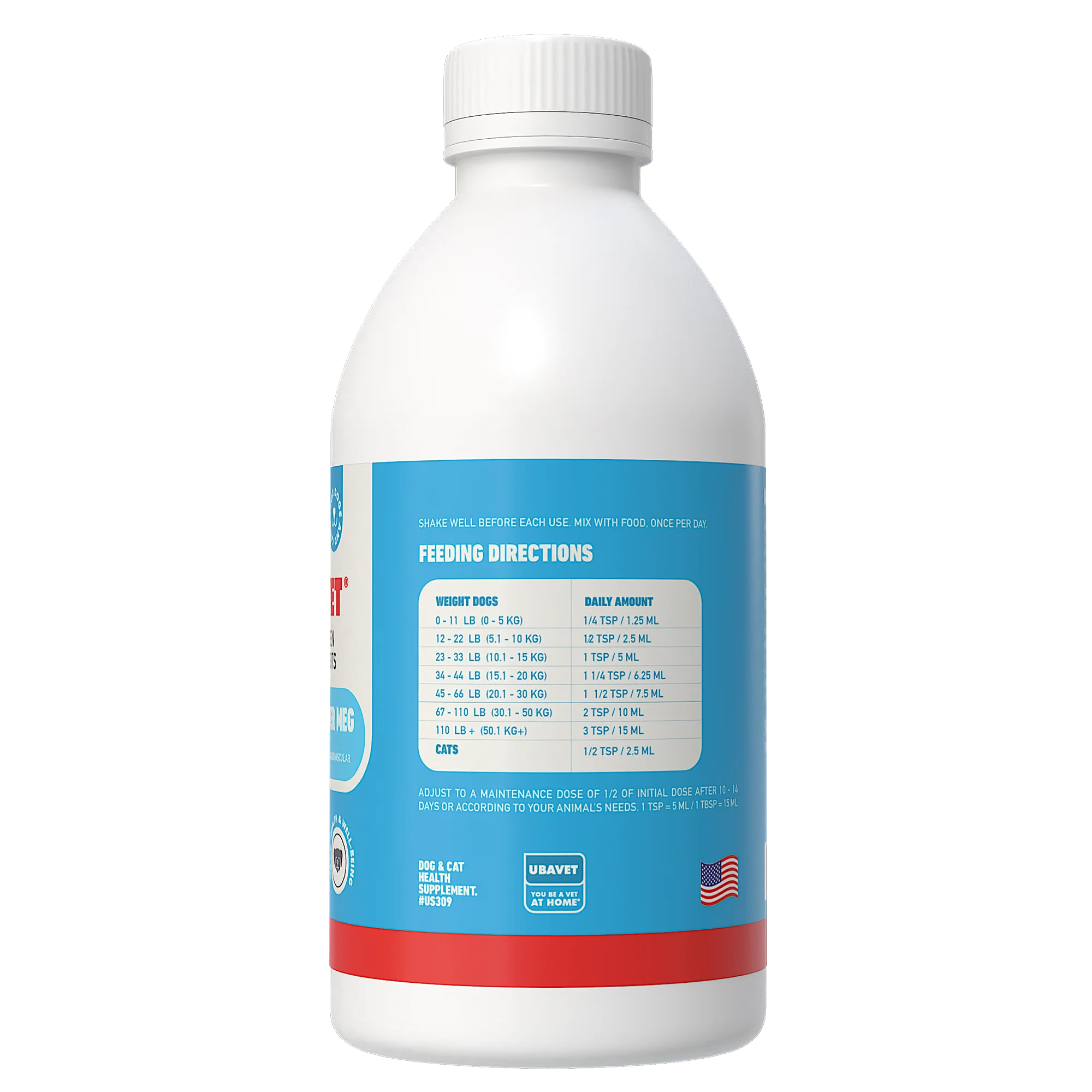 UBAVET Joint Power MEG Maximum Joint Support Liquid for Dogs & Cats - Image 3