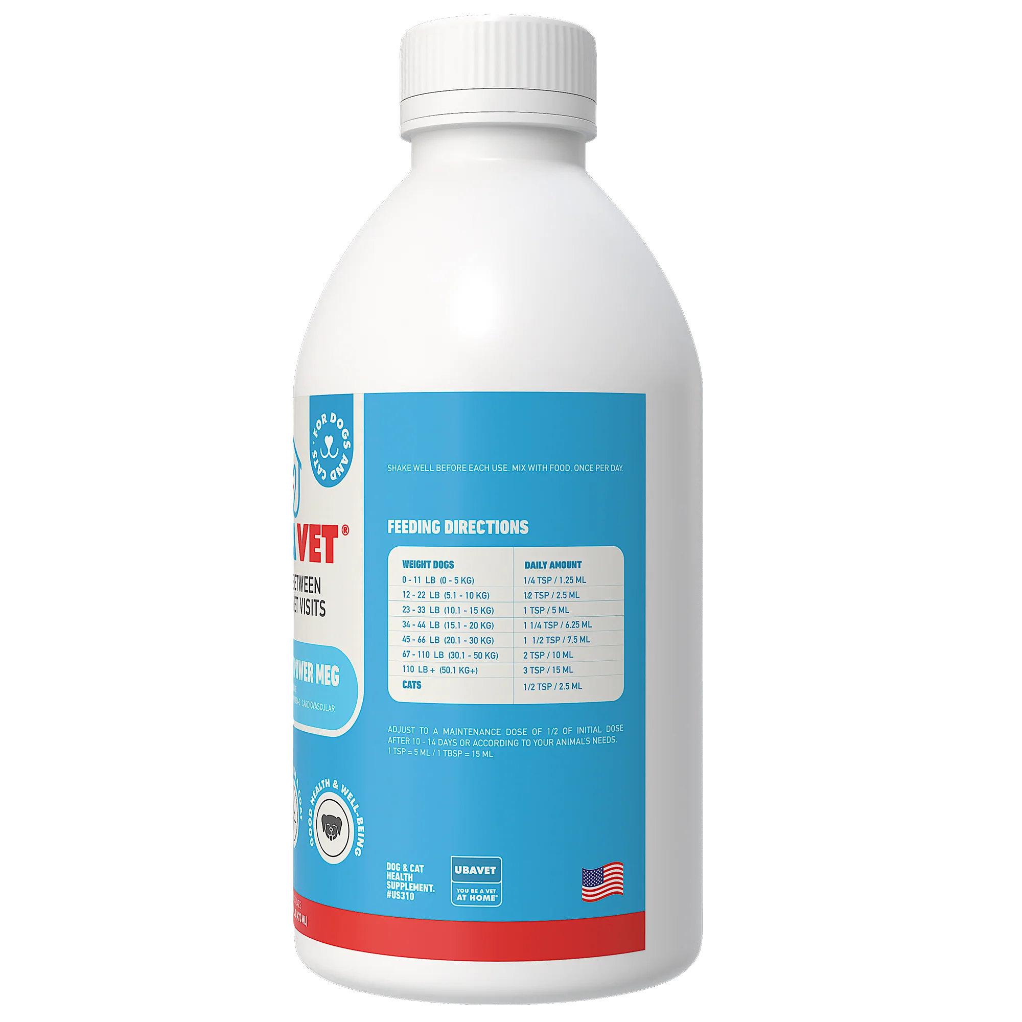 UBAVET Joint Power MEG Maximum Joint Support Liquid for Dogs & Cats - Image 6