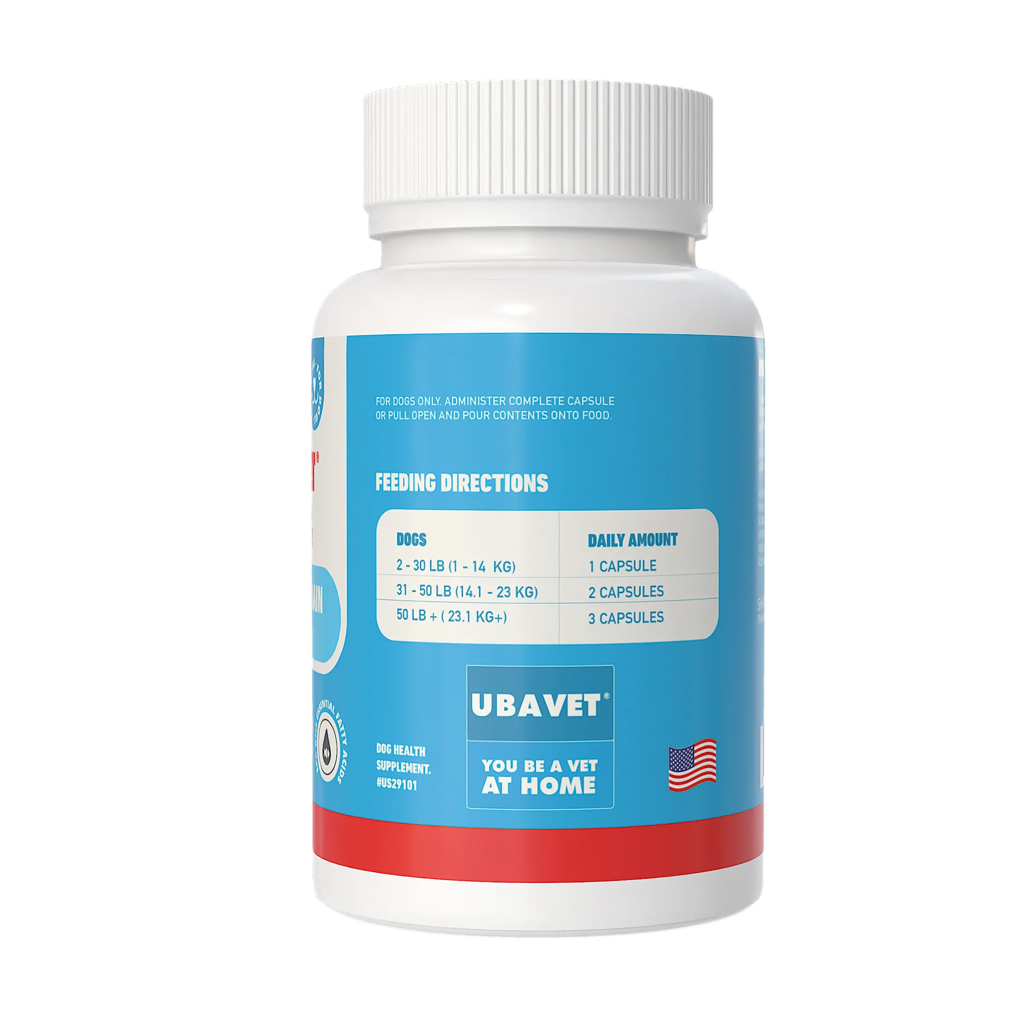UBAVET Memory & Brain Support for Senior Dogs – 90 ct Cognitive Health Supplement - Image 3