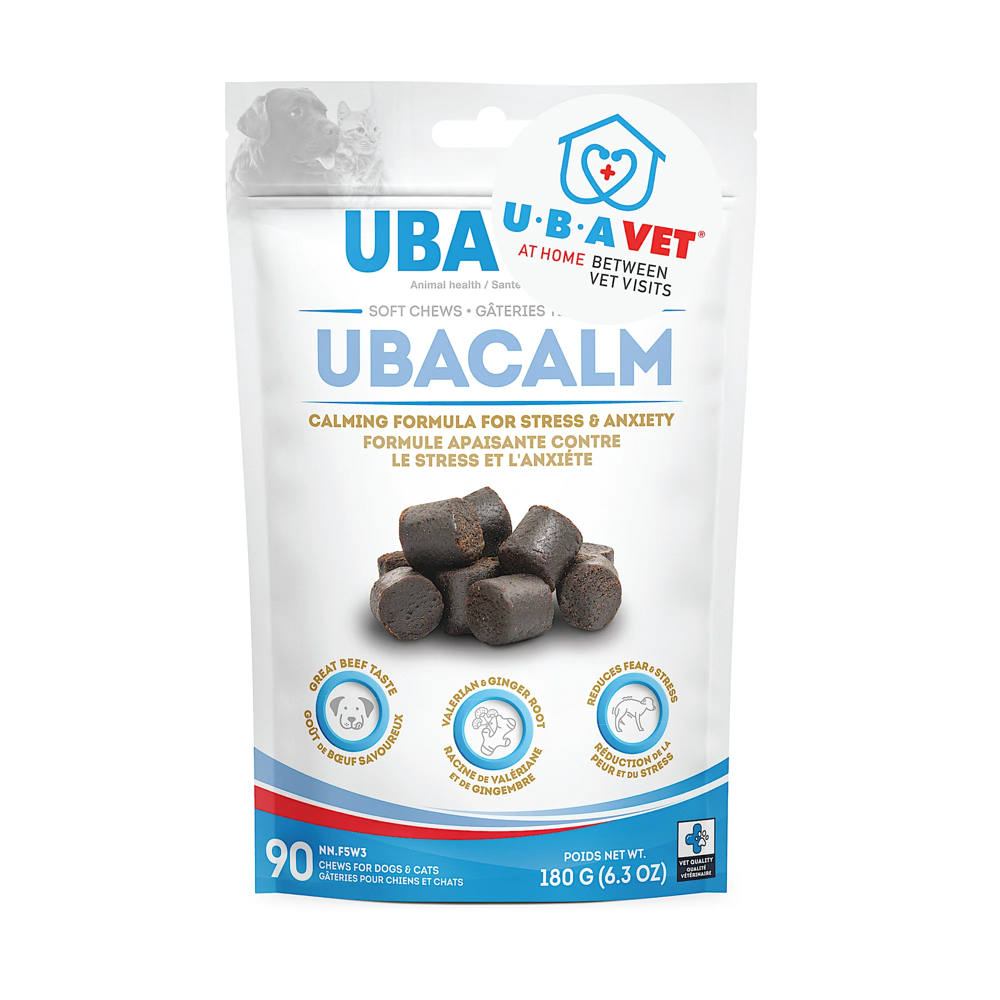 UBAVET UBACALM Calming Soft Chews for Dogs & Cats – Natural Stress & Anxiety Relief - Image 3
