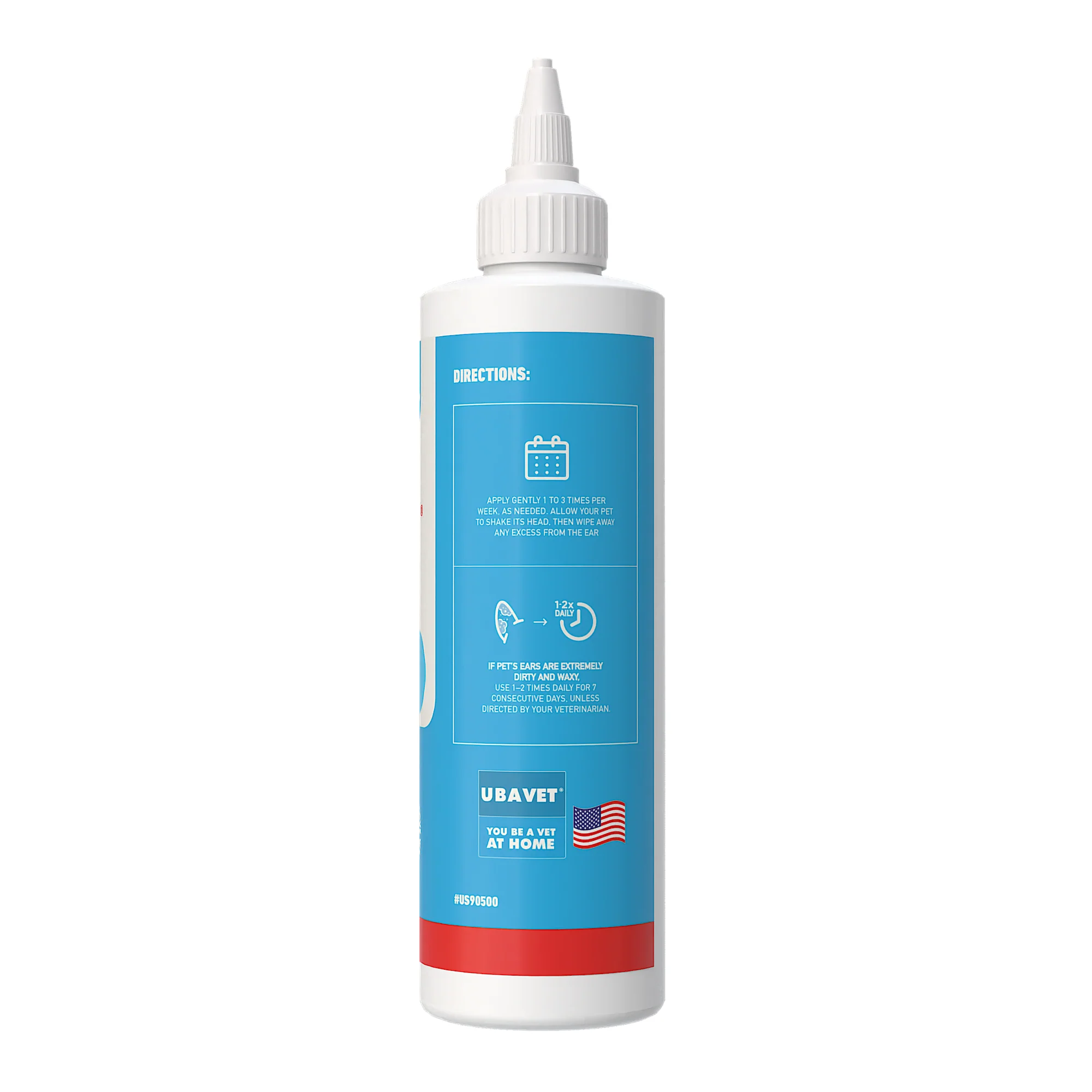 UBAVET Vet Ear Cleansing Solution for Dogs & Cats – (4 fl oz / 120ml) - Image 3