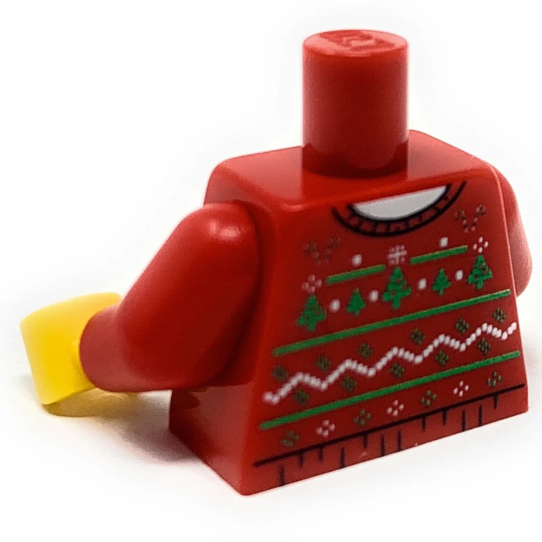 Ugly Red Christmas Tree Sweater Printed Torso - Image 2
