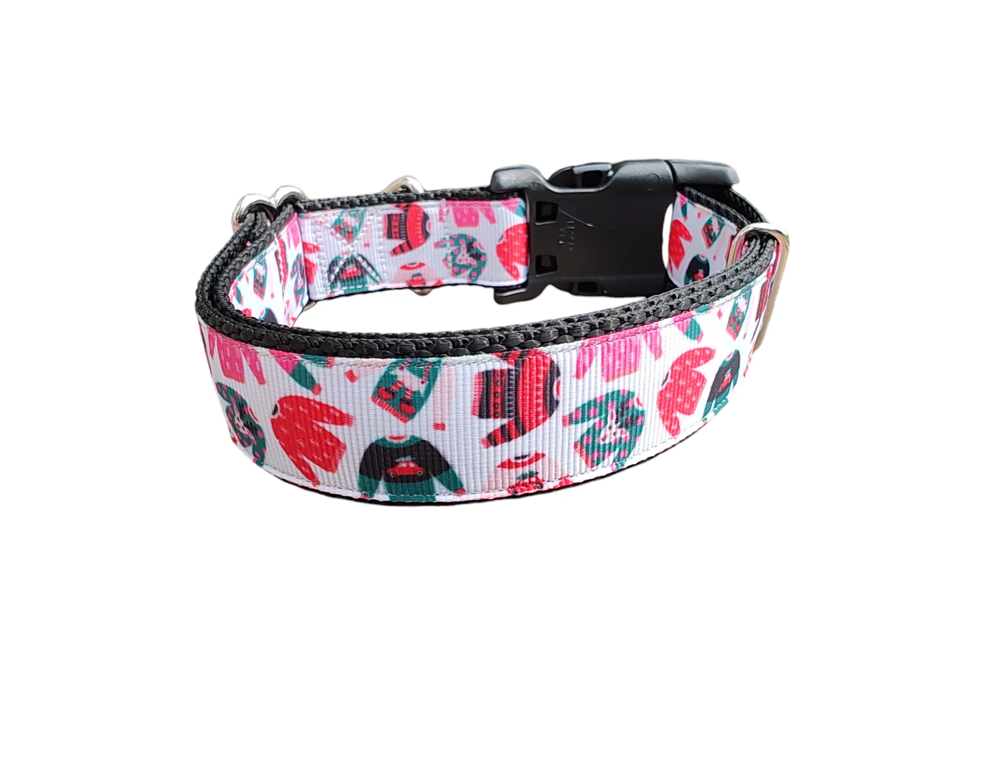 Ugly Sweaters Nylon Dog Collar - Image 2