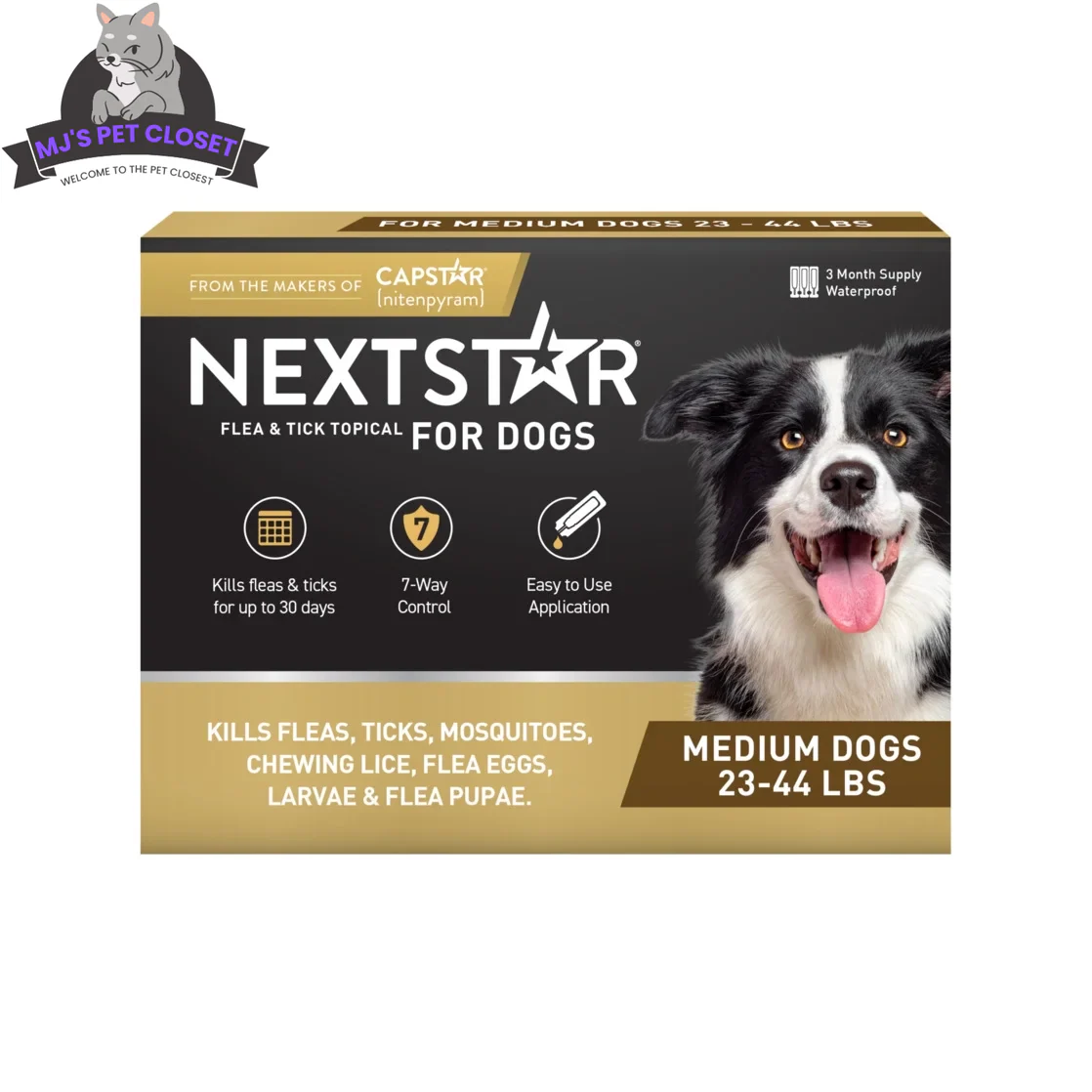 Ultimate 2-Pack Flea & Tick Defense for Dogs 23-44 Lbs - 3-Month Supply for Fast Relief - Image 2