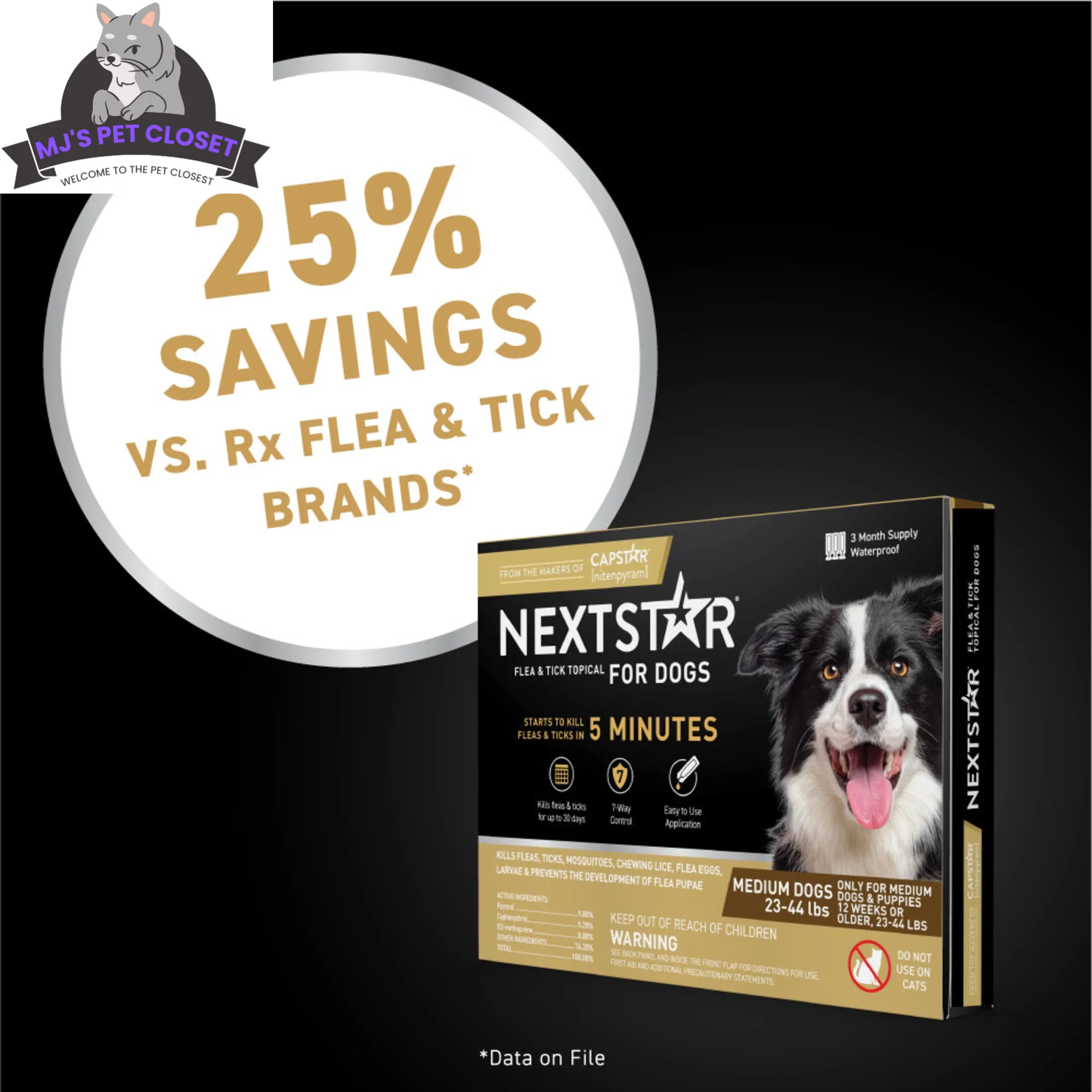 Ultimate 2-Pack Flea & Tick Defense for Dogs 23-44 Lbs - 3-Month Supply for Fast Relief - Image 5