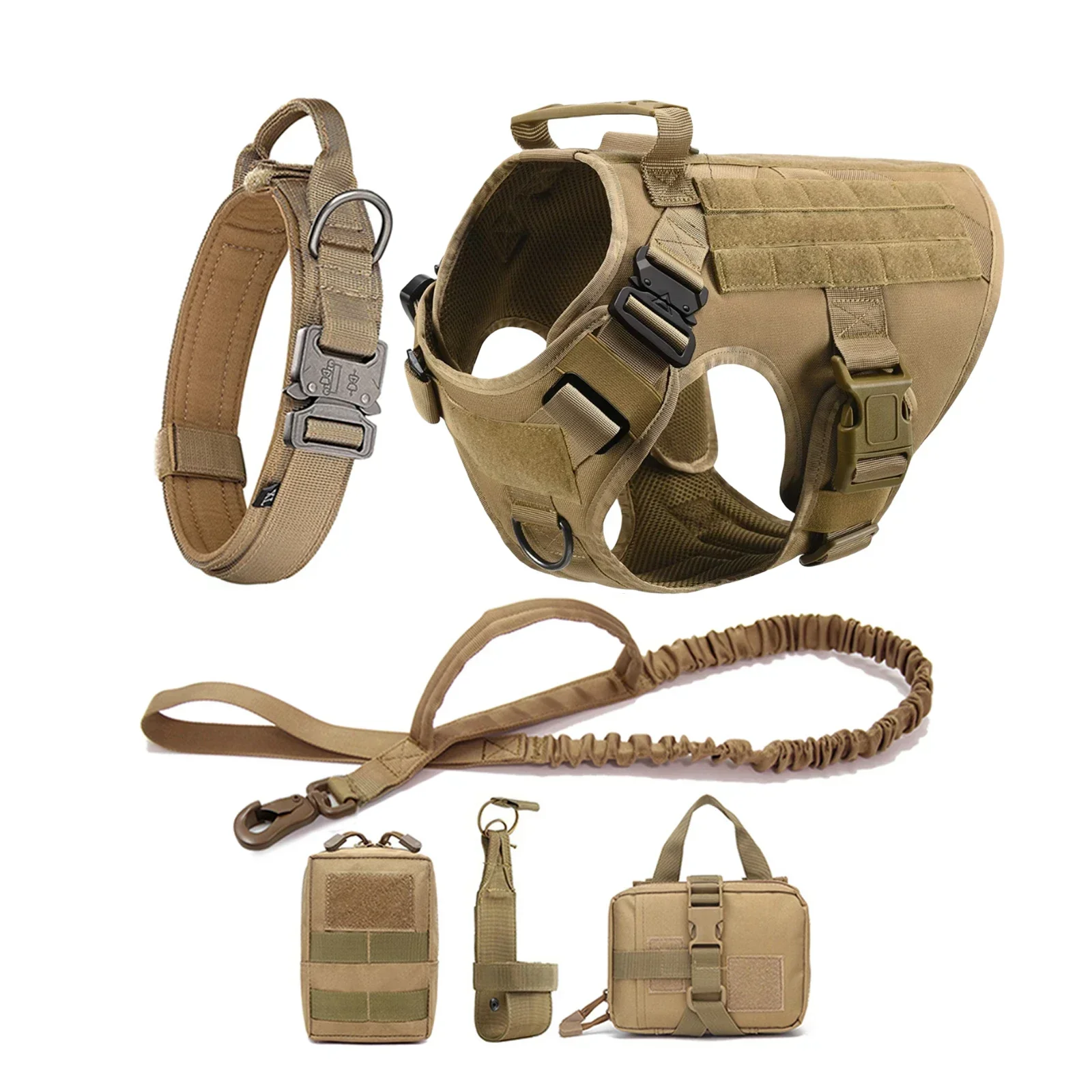 Ultimate Explorer Tactical Dog Harness & Leash Set - Image 14