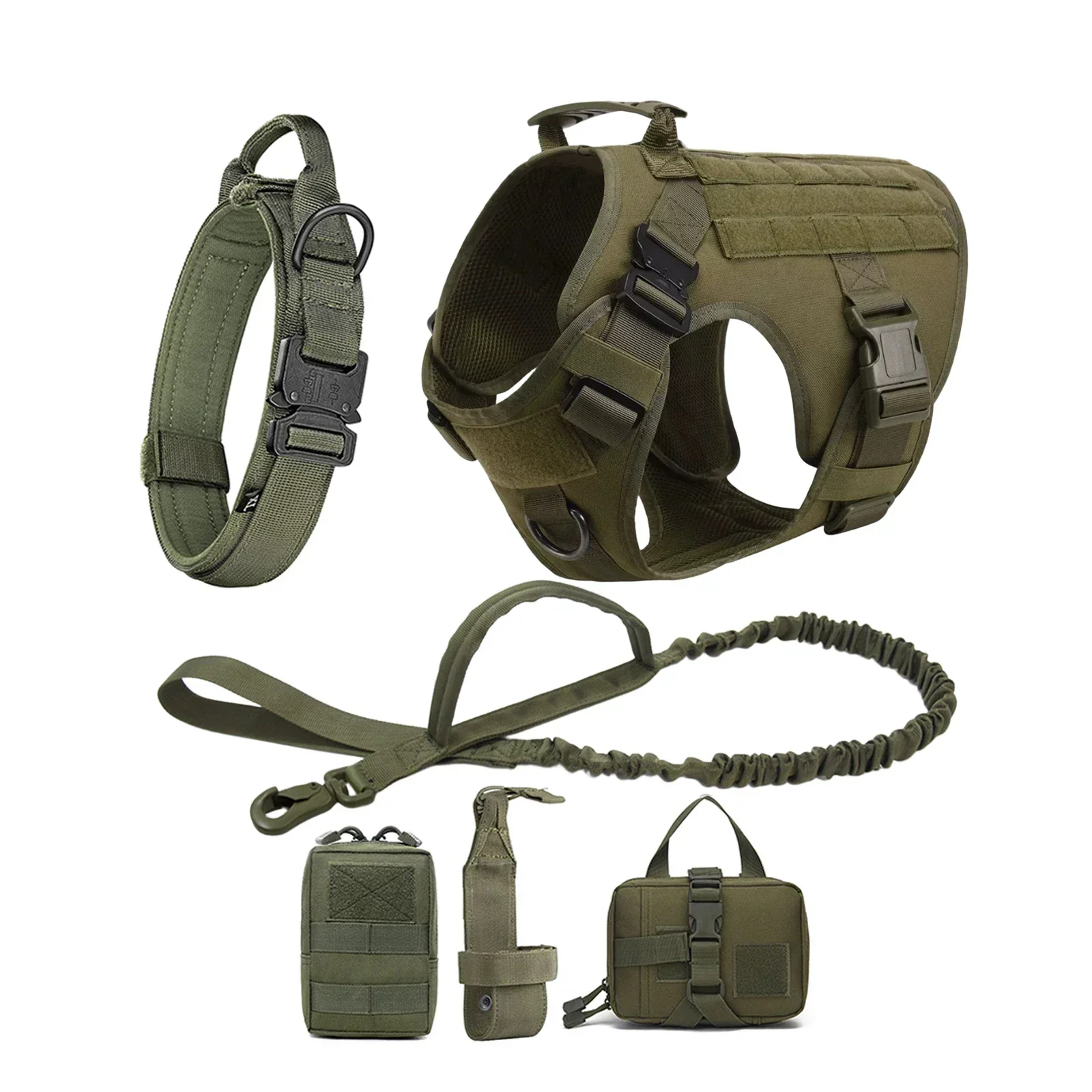 Ultimate Explorer Tactical Dog Harness & Leash Set - Image 15