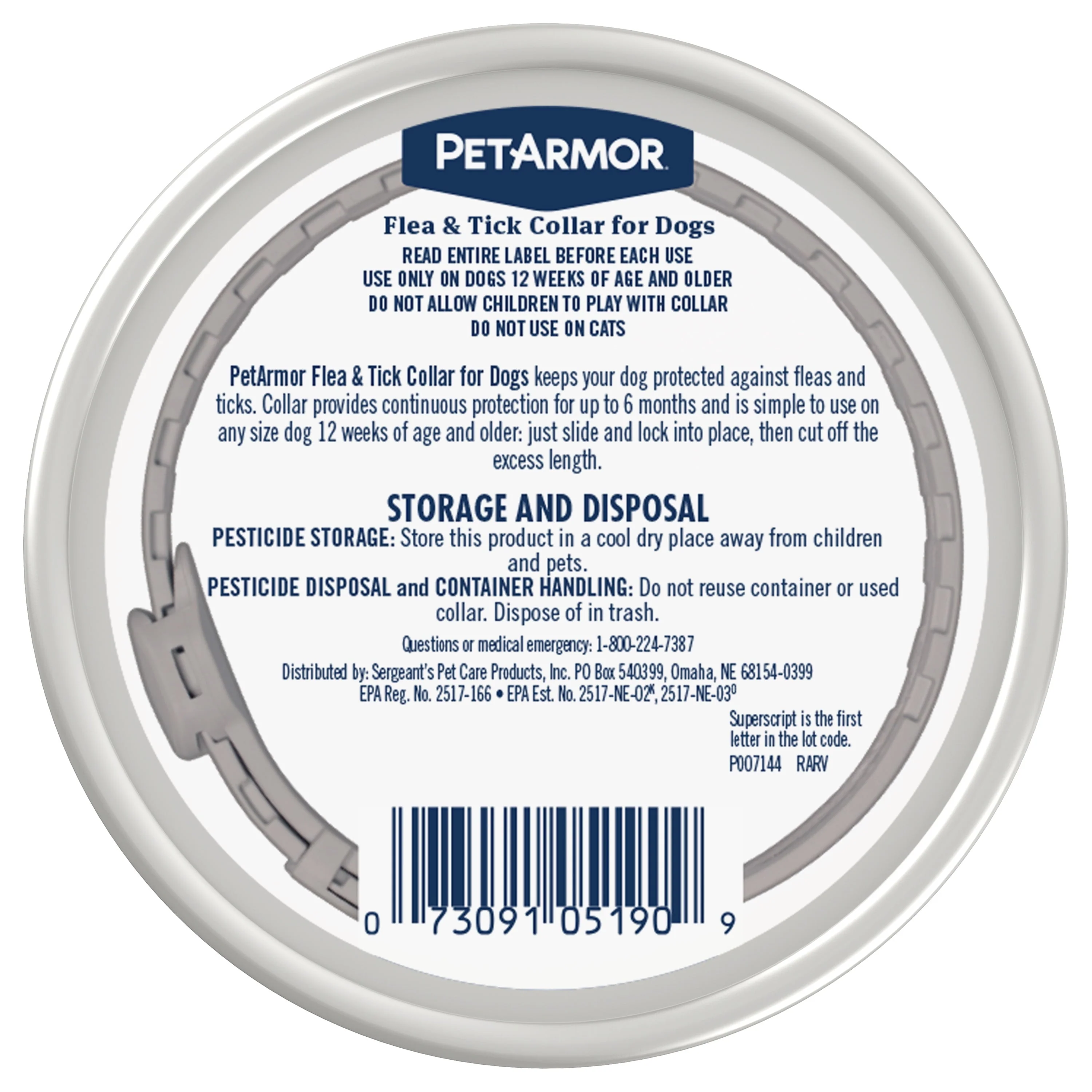 Ultimate Flea & Tick Protection Collar for Dogs - One Size Fits All, Lasts 6 Months - Image 2