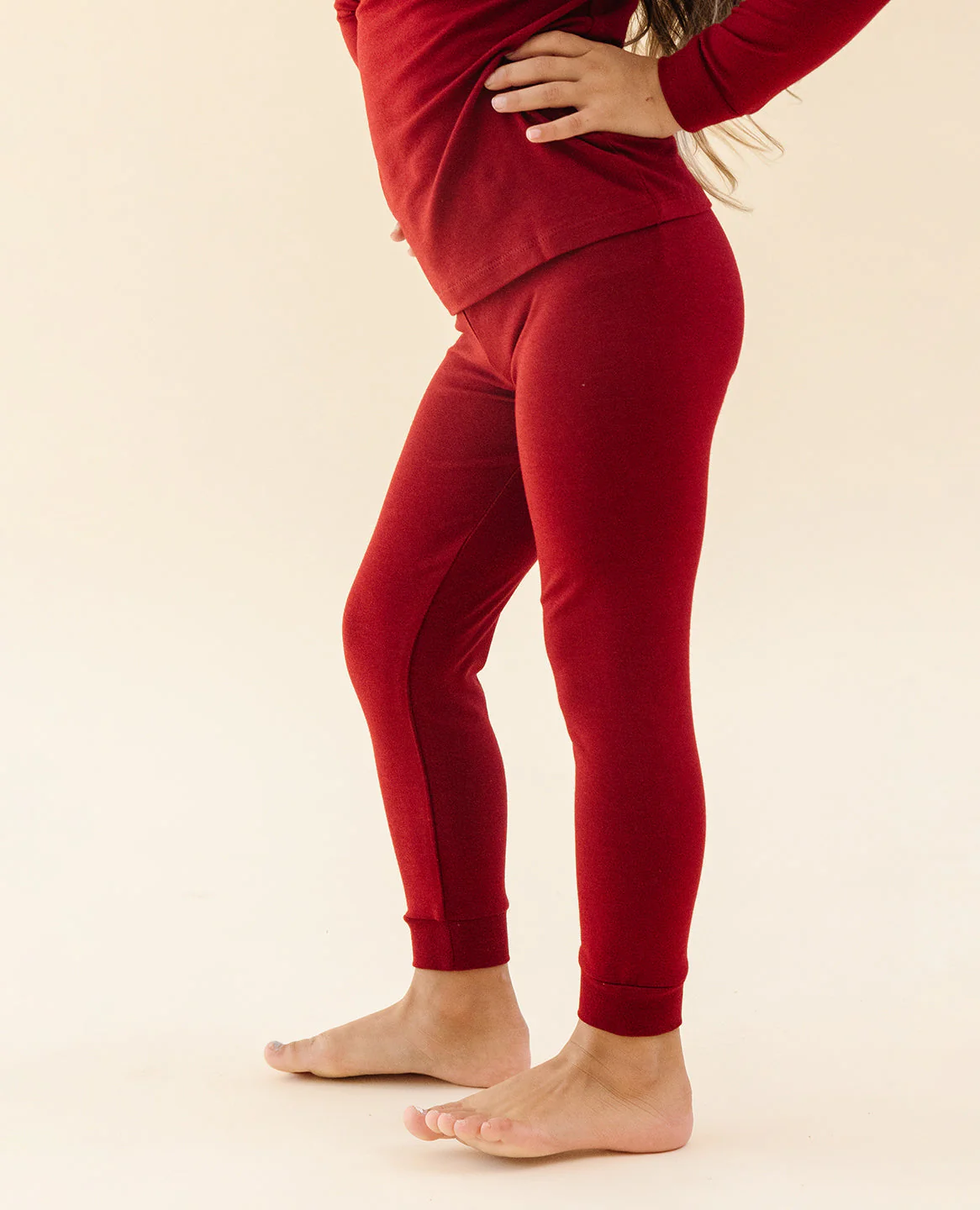 Ultimate Pajama Set in Crimson - Image 2