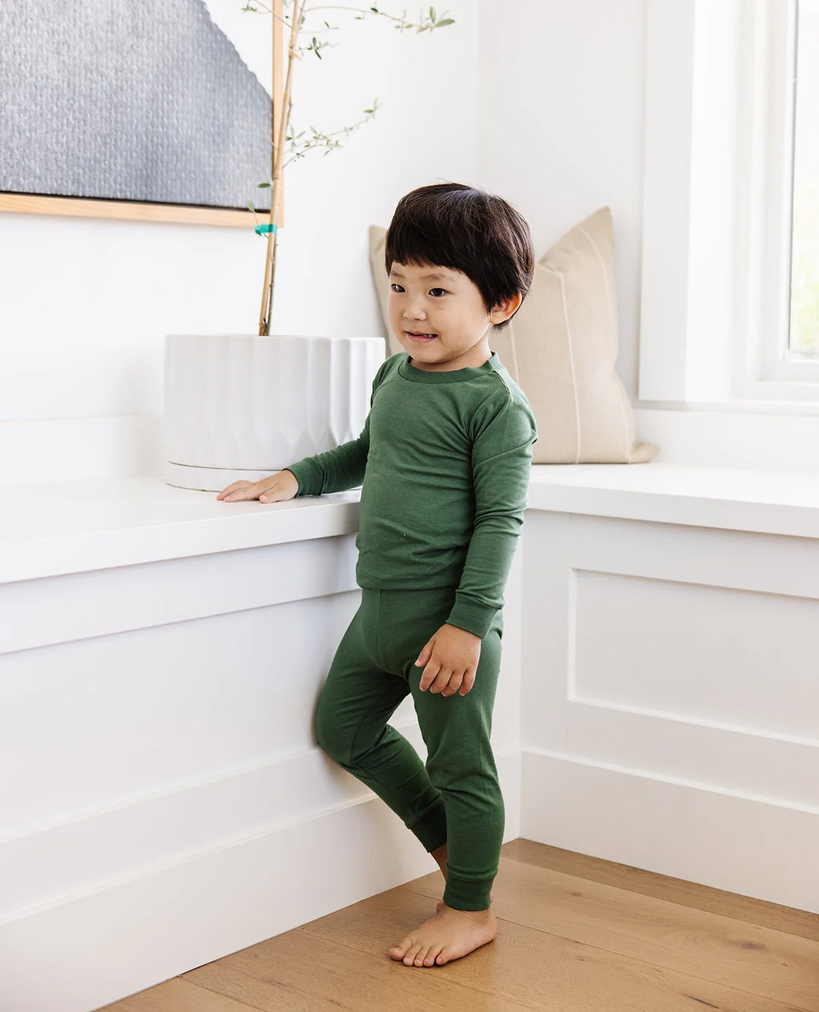 Ultimate Pajama Set in Moss - Image 4