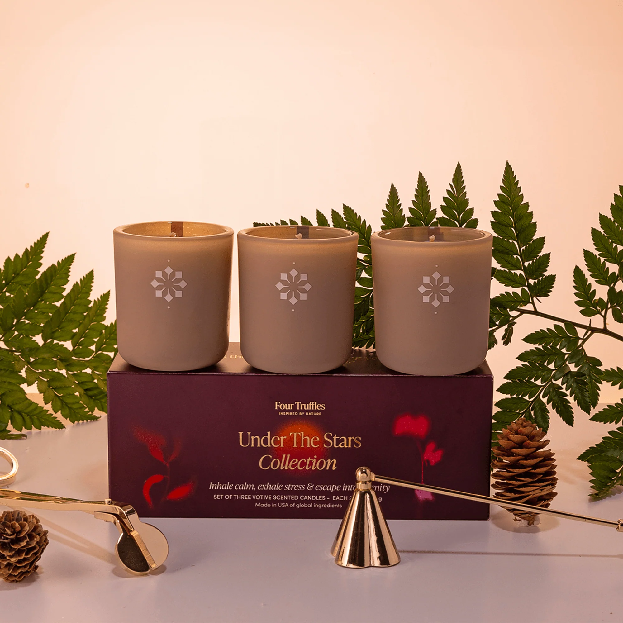 Under The Stars Set of Three Votive Candles - Image 5