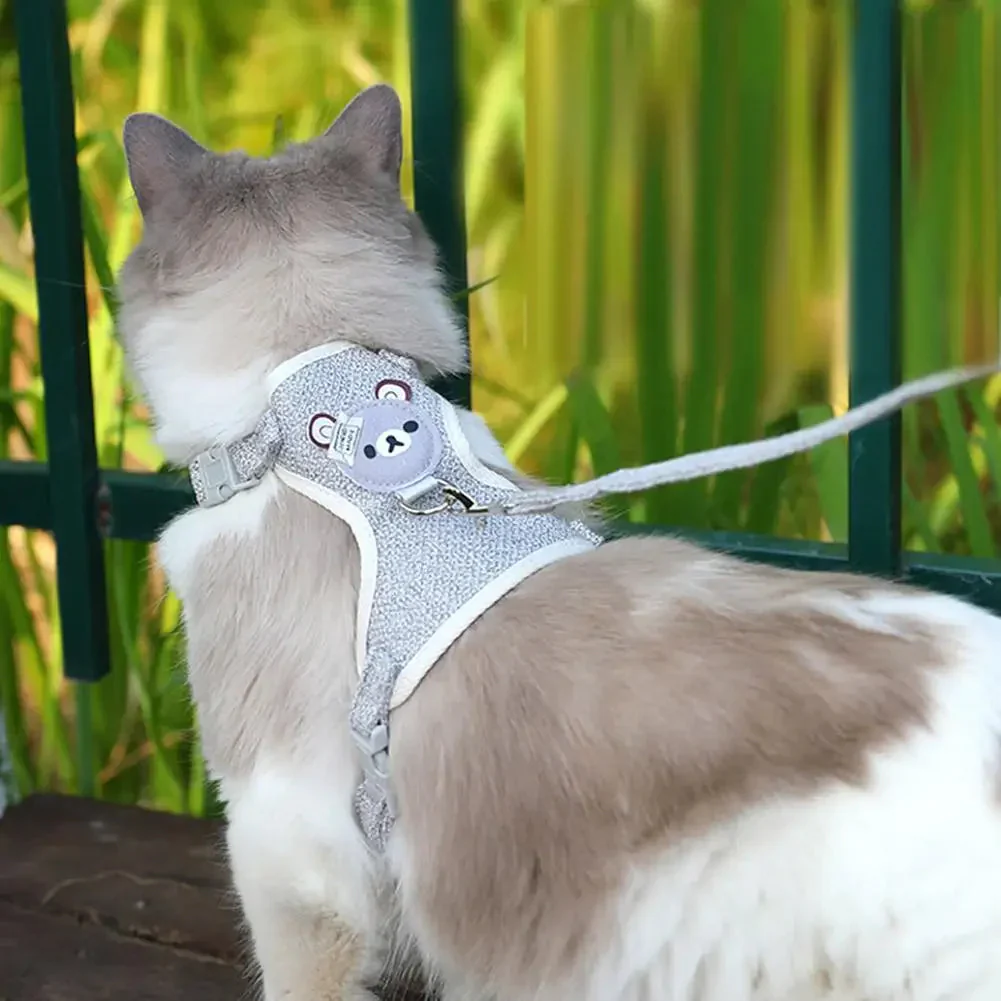 Undershirt Style Pet Leash Adjustable Cat Dog Harness Breathable Leash  Convenient Pet Vest For Small Dog Cat Supplies - Image 3