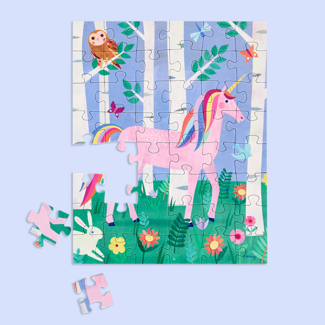 Unicorn Forest 48 Piece Puzzle Snax - Image 2
