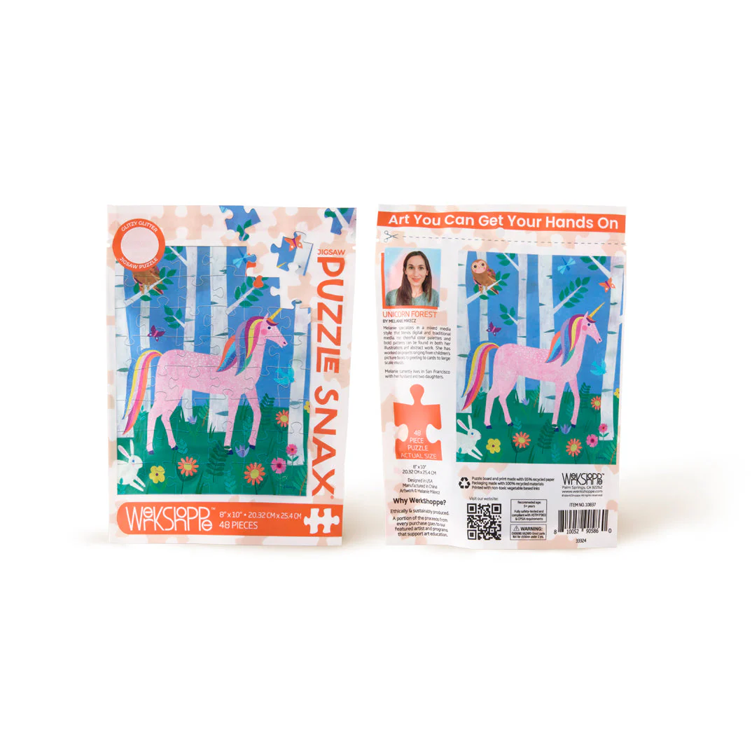 Unicorn Forest 48 Piece Puzzle Snax - Image 4