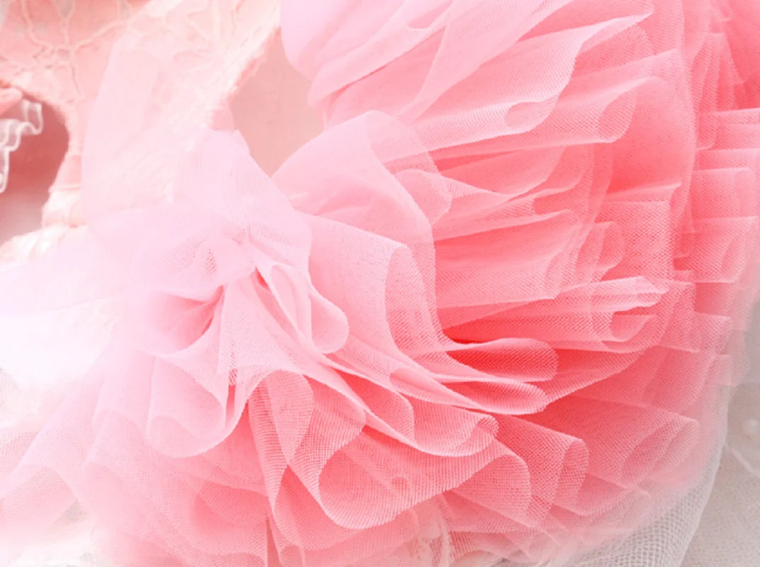 Unique Pet Feather Tutu Dog Lace Dress Princess Dress Pink Swan for Wedding Party Birthday Festival One Piece - Image 5