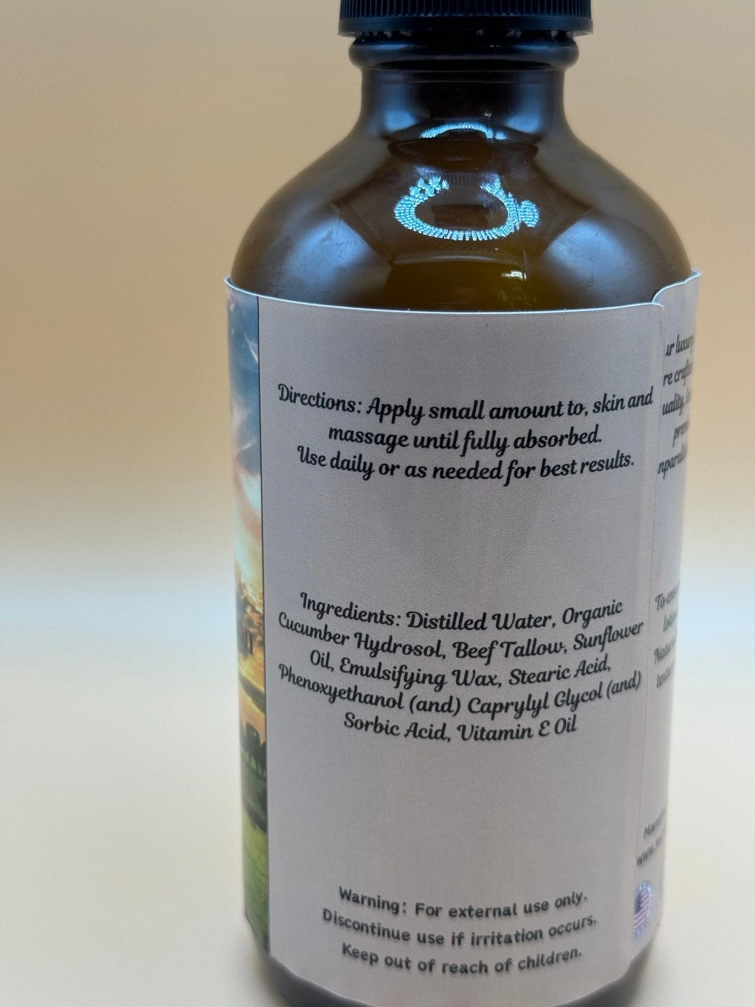 Unscented Tallow Lotion - Image 2