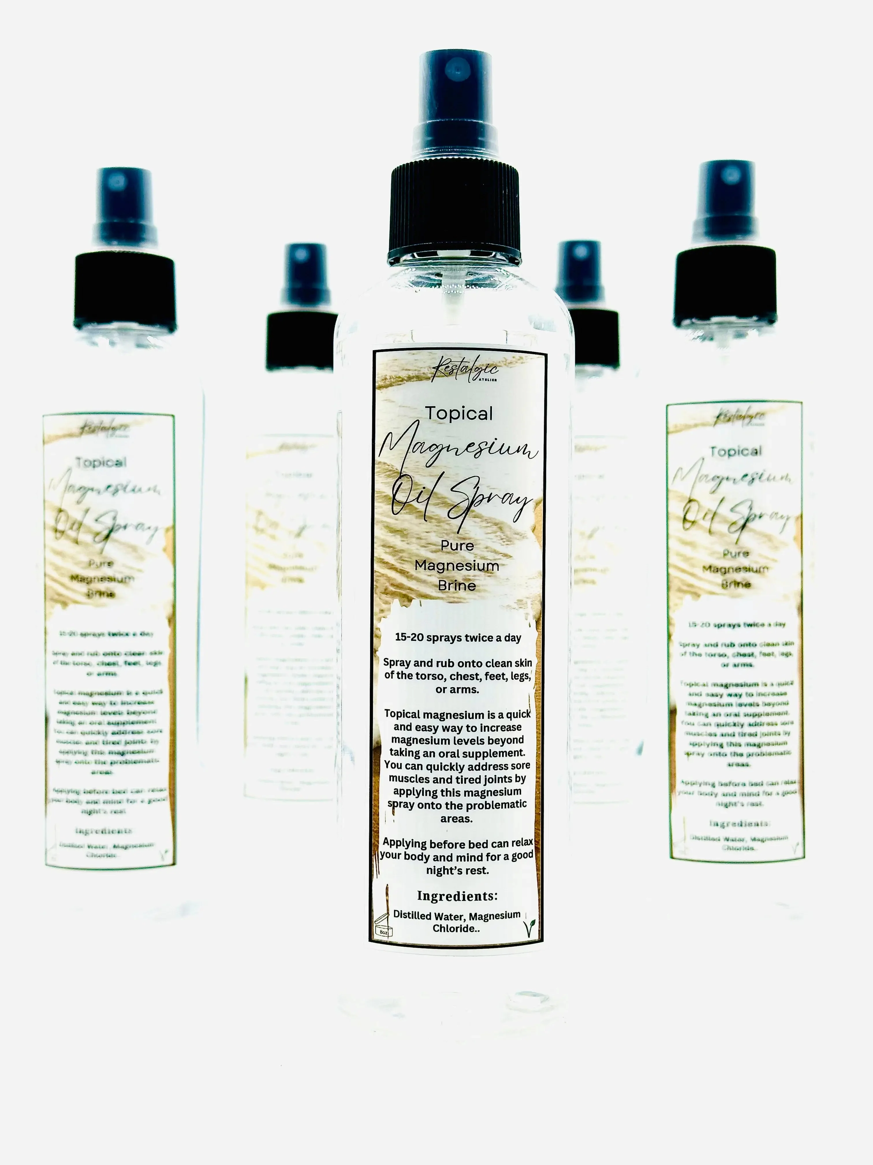 Unveiling the Ultimate Trio for Magnesium Deficiency: Cream, Spray, and Serum Body Oil Candle - Image 3