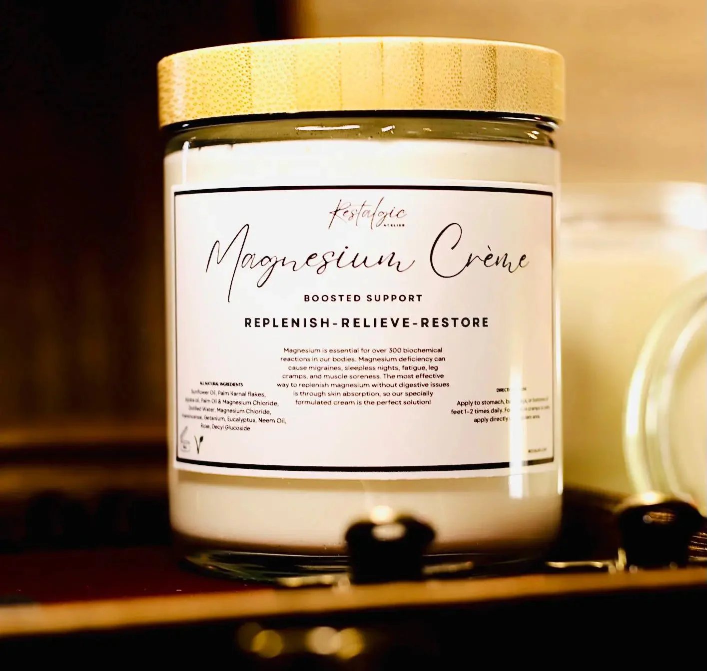 Unveiling the Ultimate Trio for Magnesium Deficiency: Cream, Spray, and Serum Body Oil Candle - Image 5