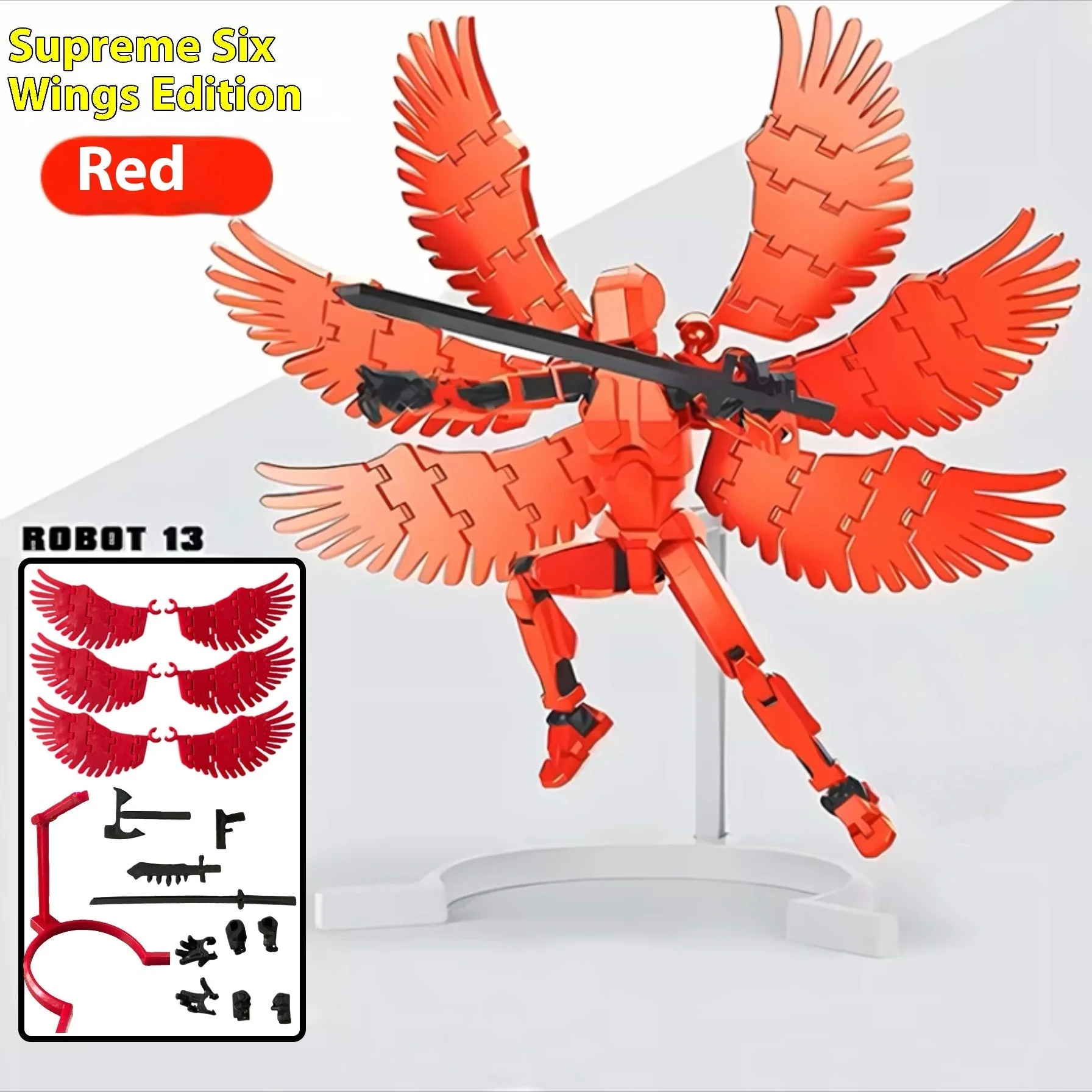 Updated And Hot-sale Multi-Jointed Movable Shapeshift Robot 3D Printed Mannequin Dummy Action Model Doll Toy Kid Gift - Image 12