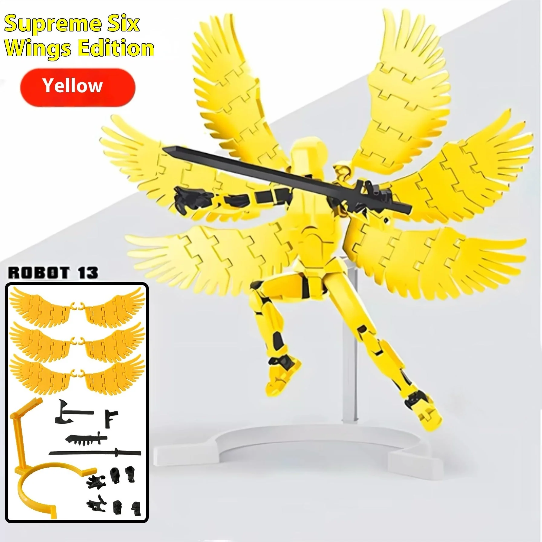 Updated And Hot-sale Multi-Jointed Movable Shapeshift Robot 3D Printed Mannequin Dummy Action Model Doll Toy Kid Gift - Image 15