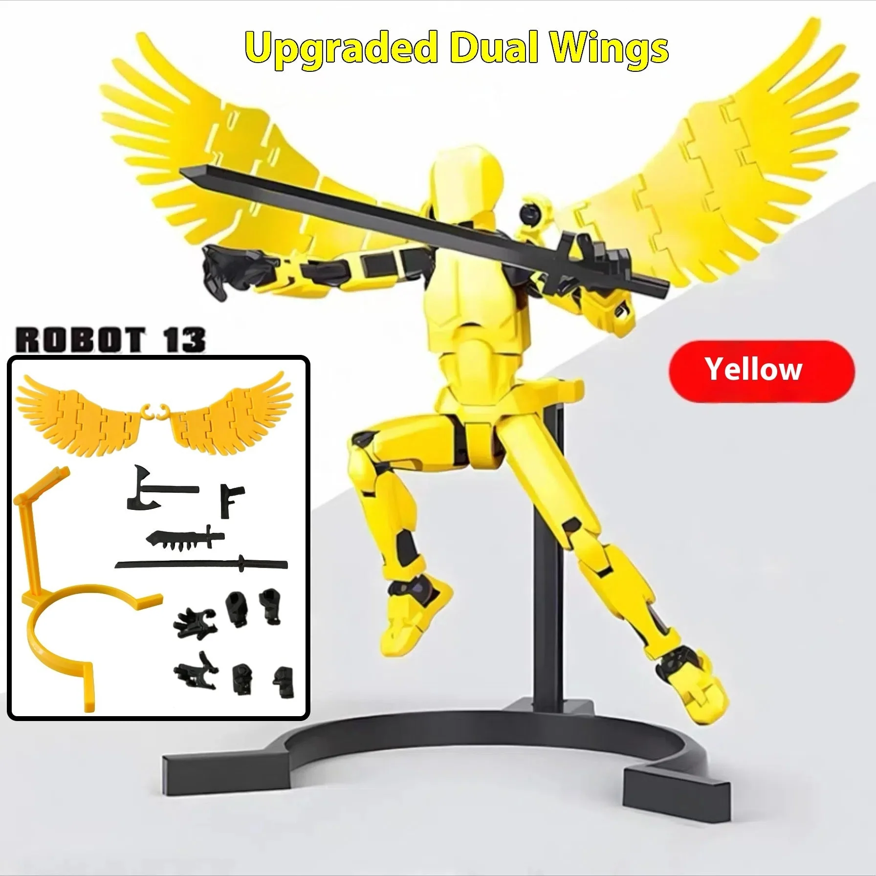 Updated And Hot-sale Multi-Jointed Movable Shapeshift Robot 3D Printed Mannequin Dummy Action Model Doll Toy Kid Gift - Image 17