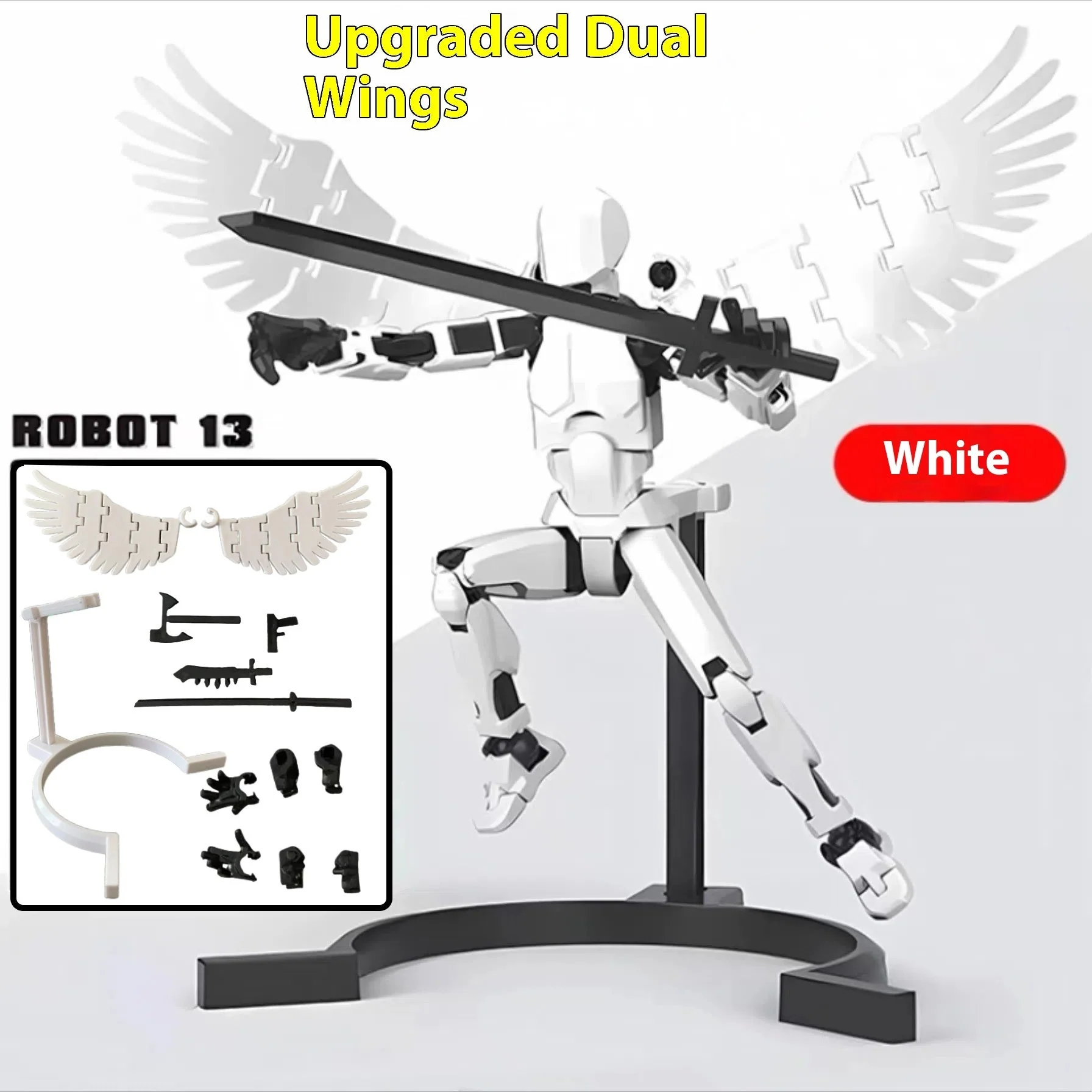 Updated And Hot-sale Multi-Jointed Movable Shapeshift Robot 3D Printed Mannequin Dummy Action Model Doll Toy Kid Gift - Image 18