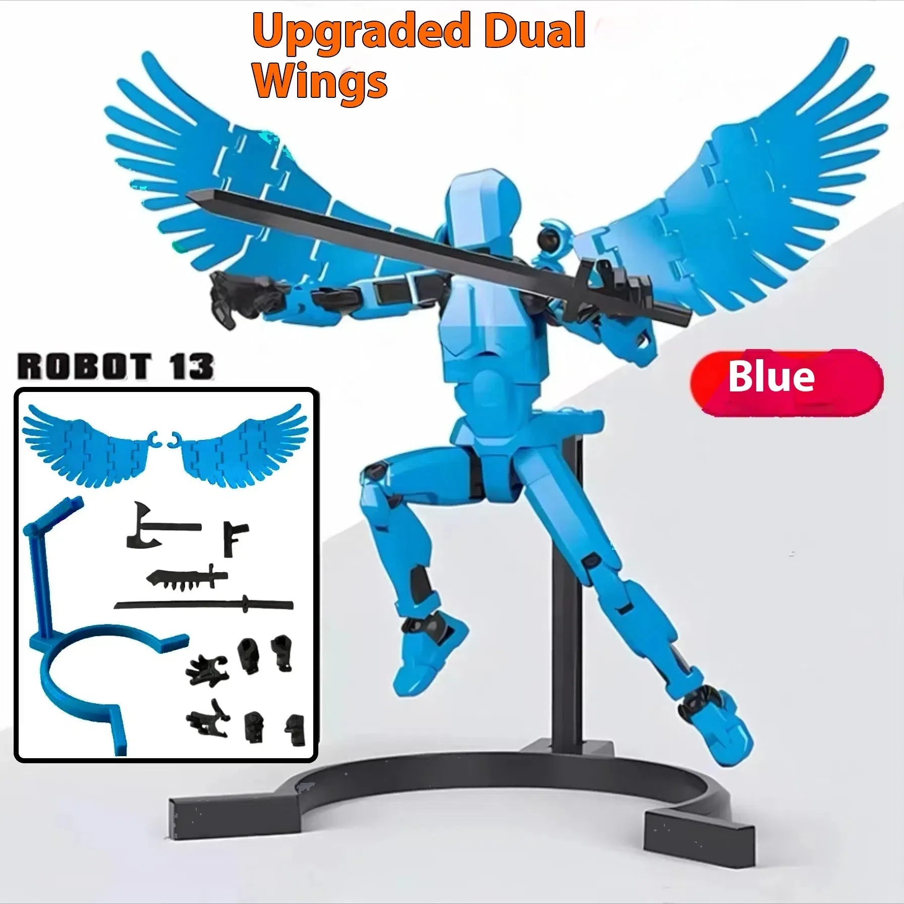 Updated And Hot-sale Multi-Jointed Movable Shapeshift Robot 3D Printed Mannequin Dummy Action Model Doll Toy Kid Gift - Image 19